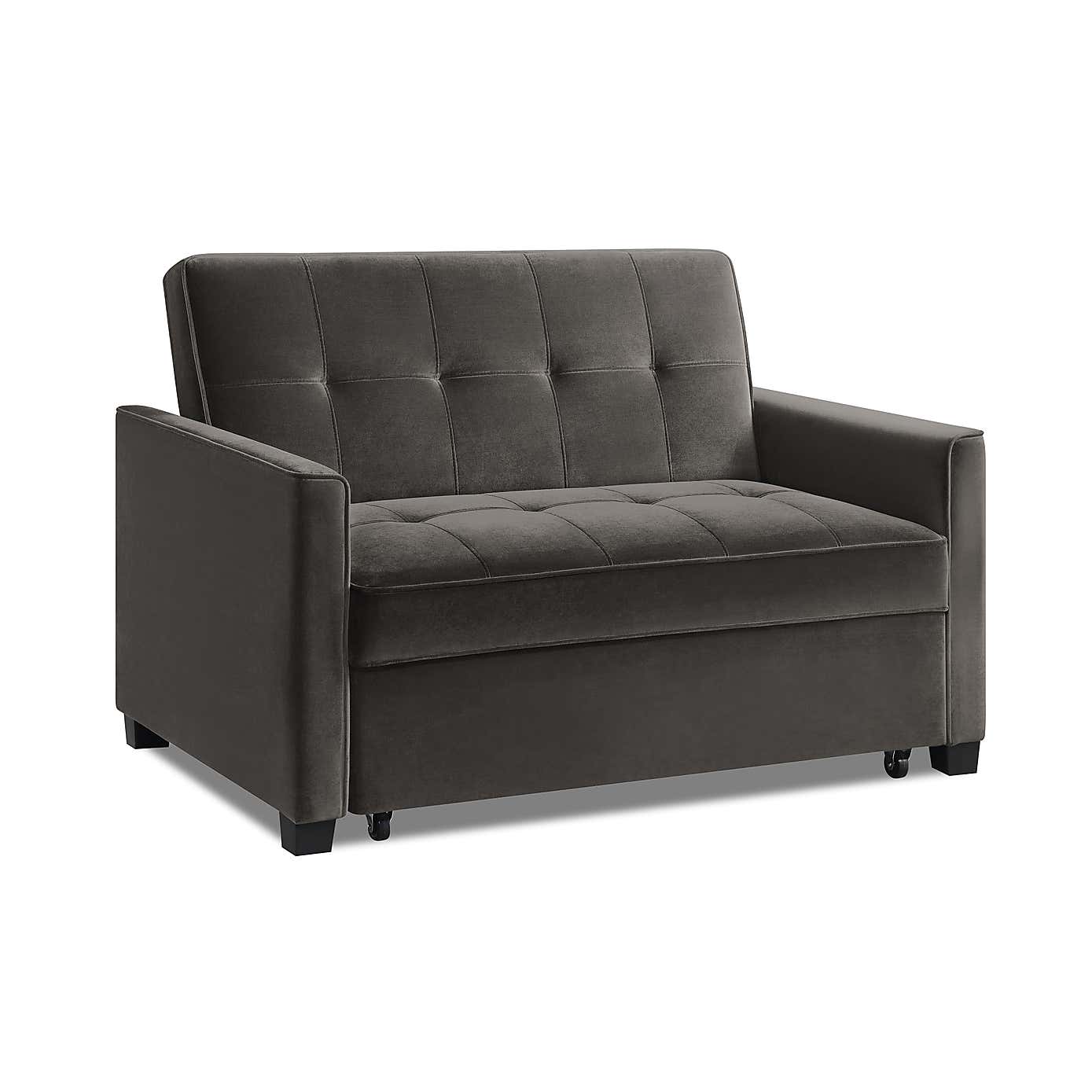 Summer Velvet 2 Seater Sofa Bed