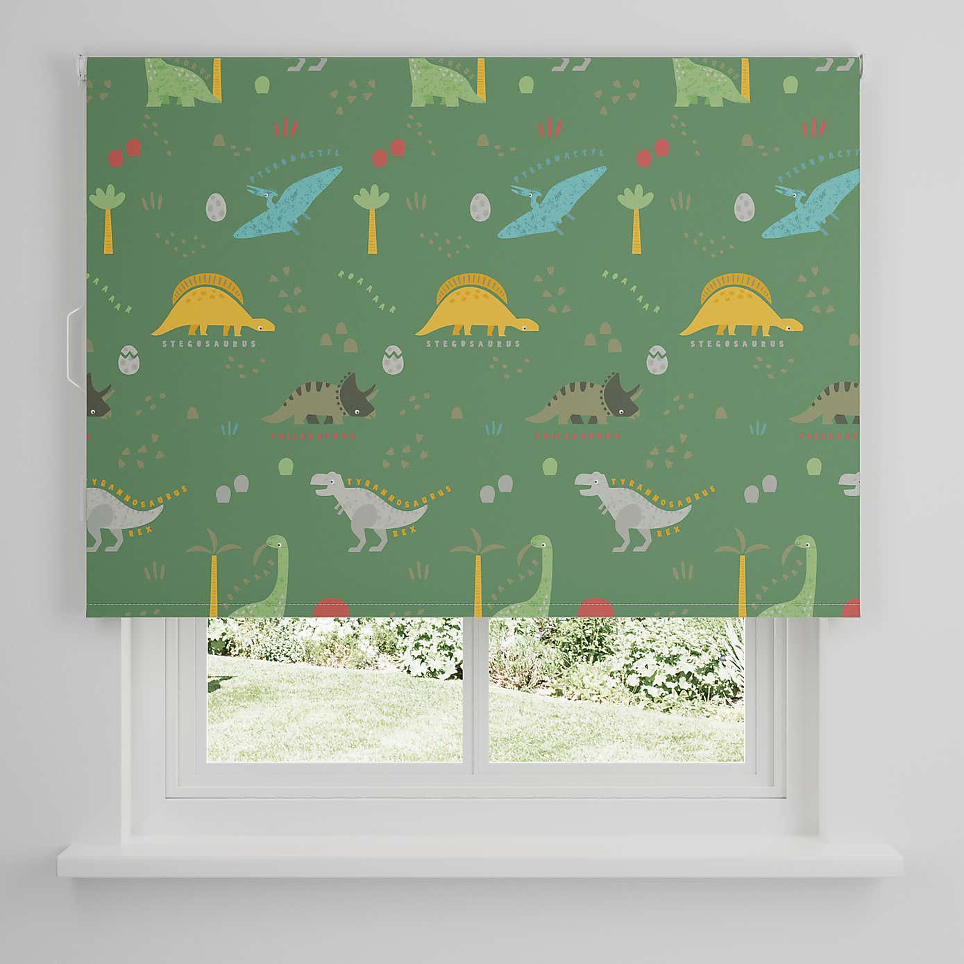 Dino Twist Safe Blackout Roller Blind