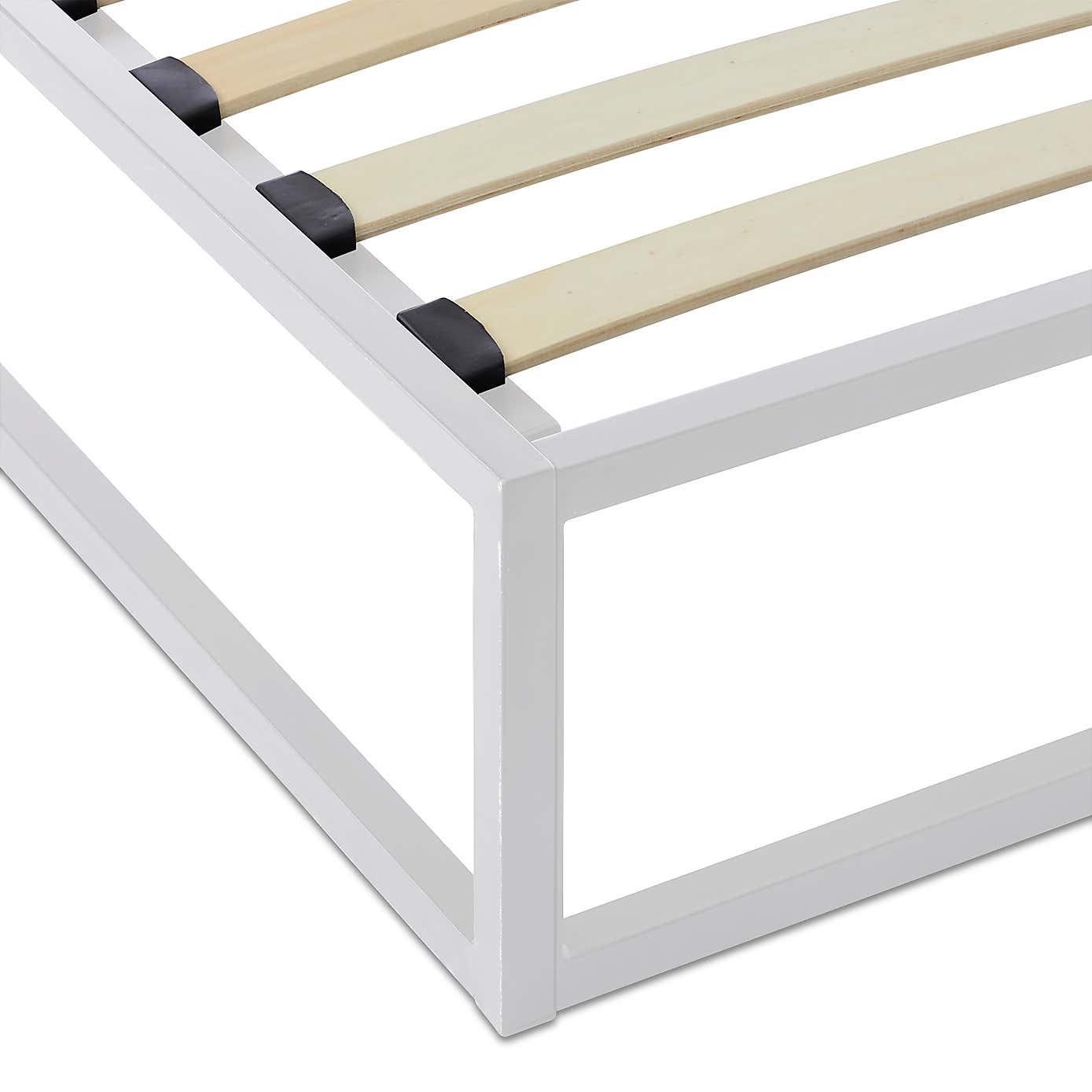 Return - London Bed Frame, Single White