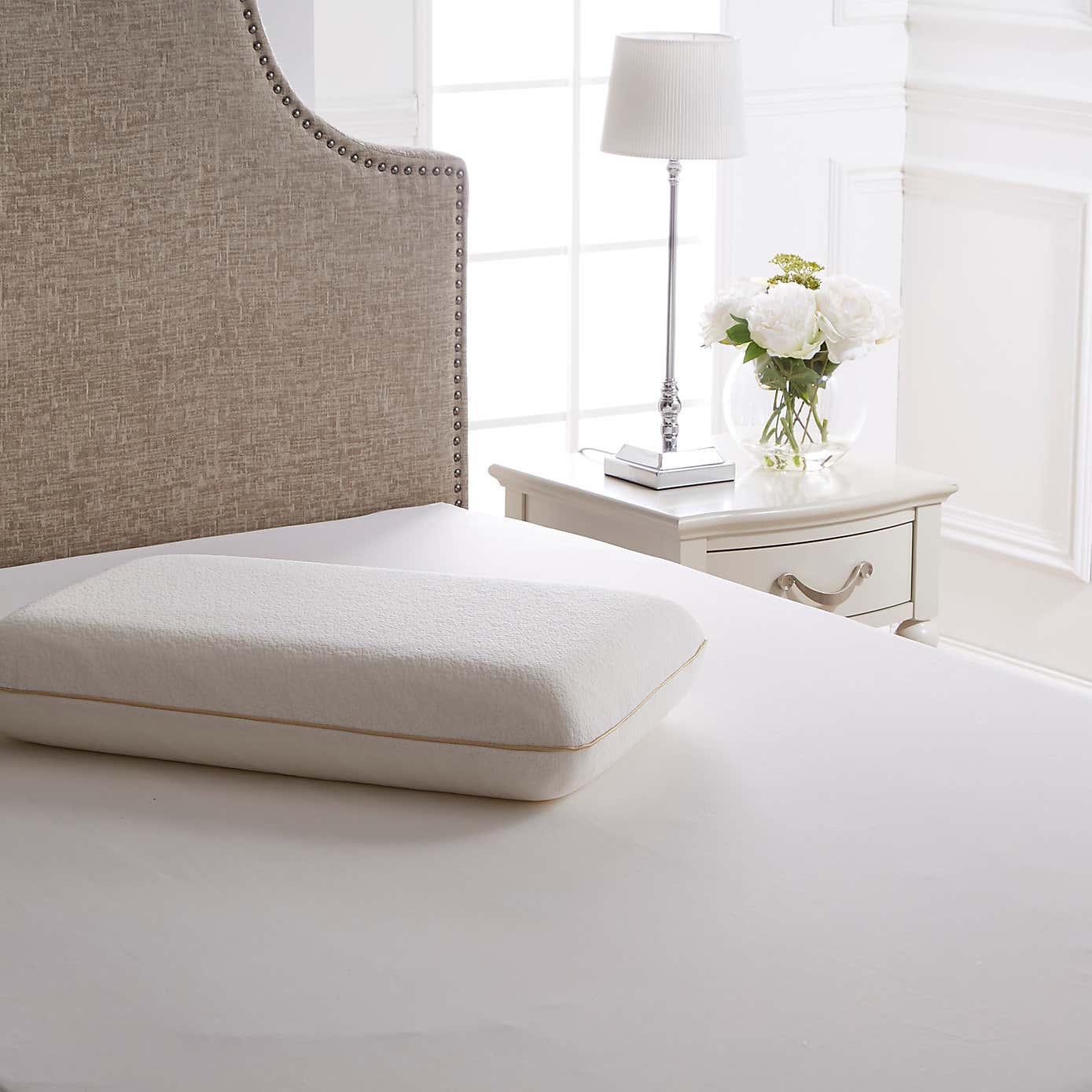 Dorma Tencel Blend Memory Foam Traditional Medium-Support Pillow