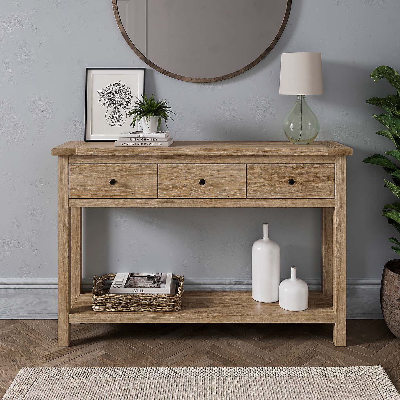 Olney Console Table, Stone