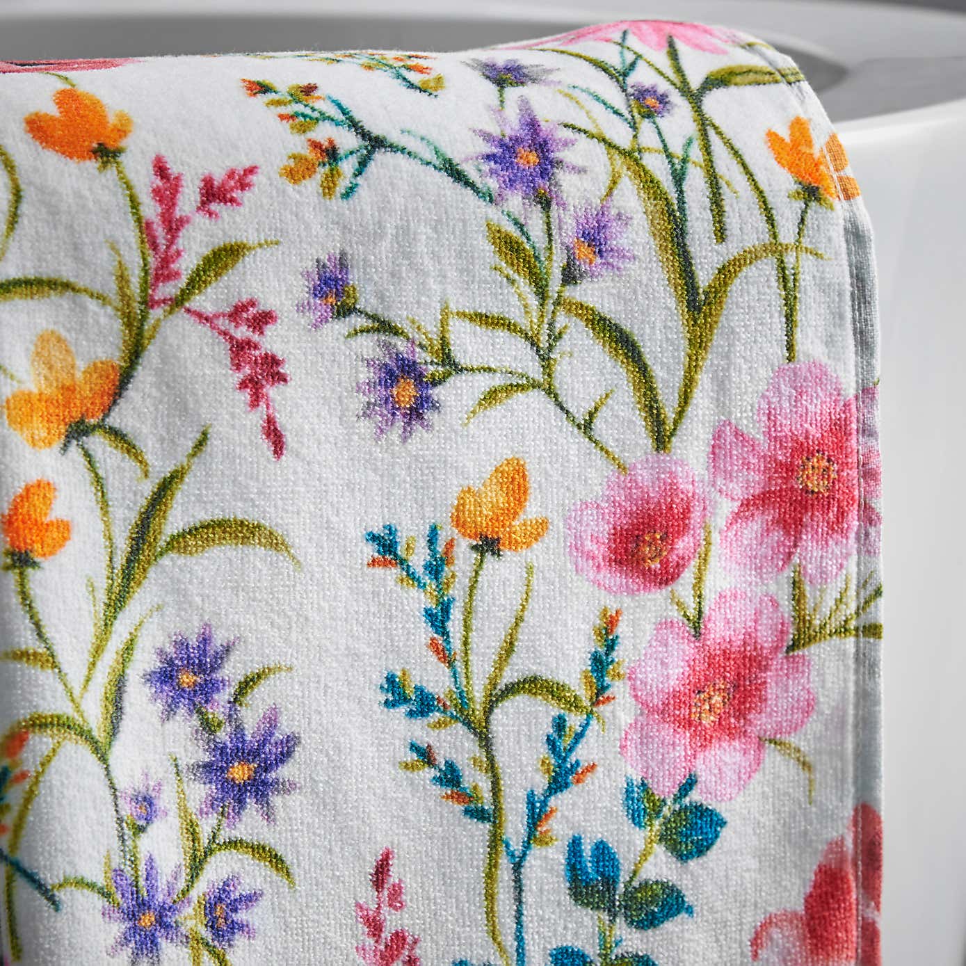 Foxley Floral Cotton Towel