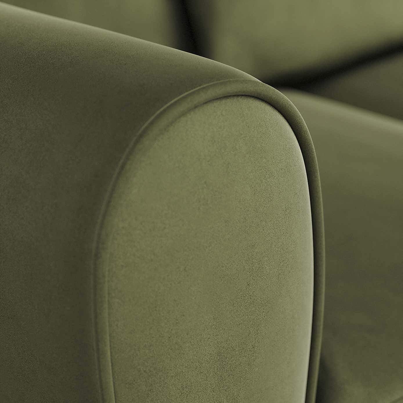 Blake Curved Arm Opulent Velvet Corner Chaise Sofa