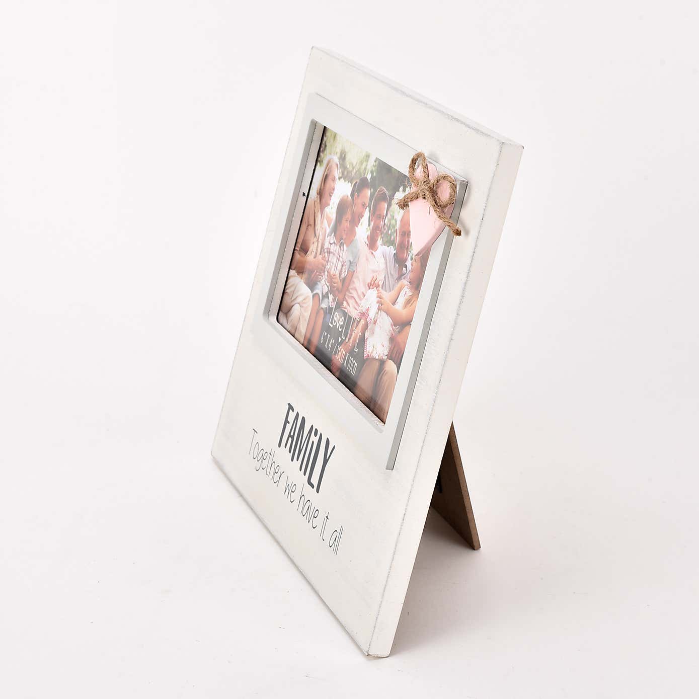 Family White Photo Frame