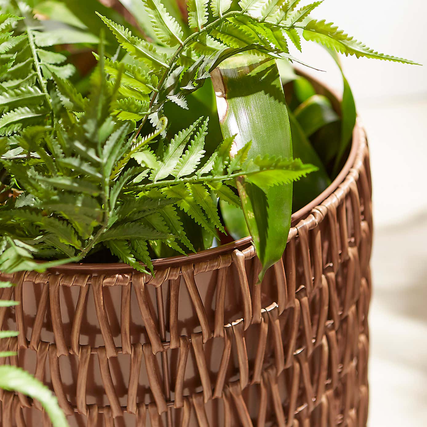 Amazonia Rattan Plant Stand