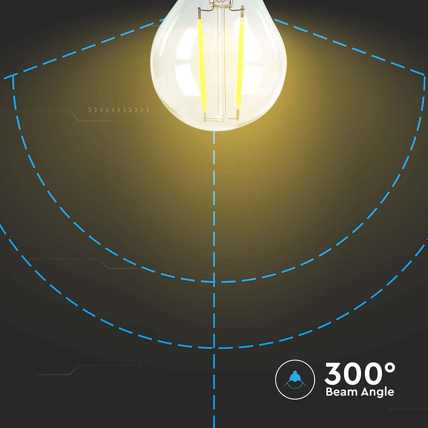 V-TAC 15 LED Festoon String Lights & Filament Bulbs Indoor Outdoor Bundle