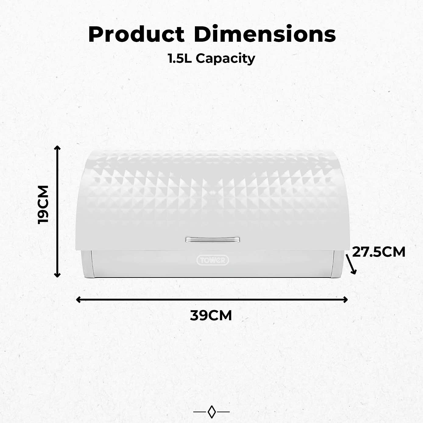 TOWER Solitaire Bread Bin