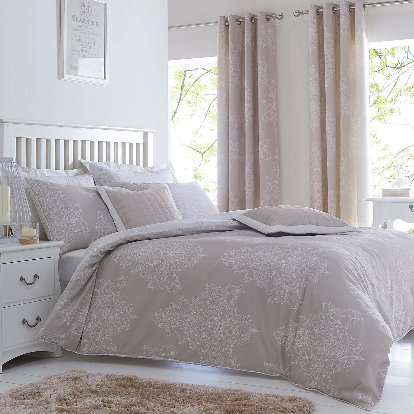 Versailles Natural Oxford Pillowcase