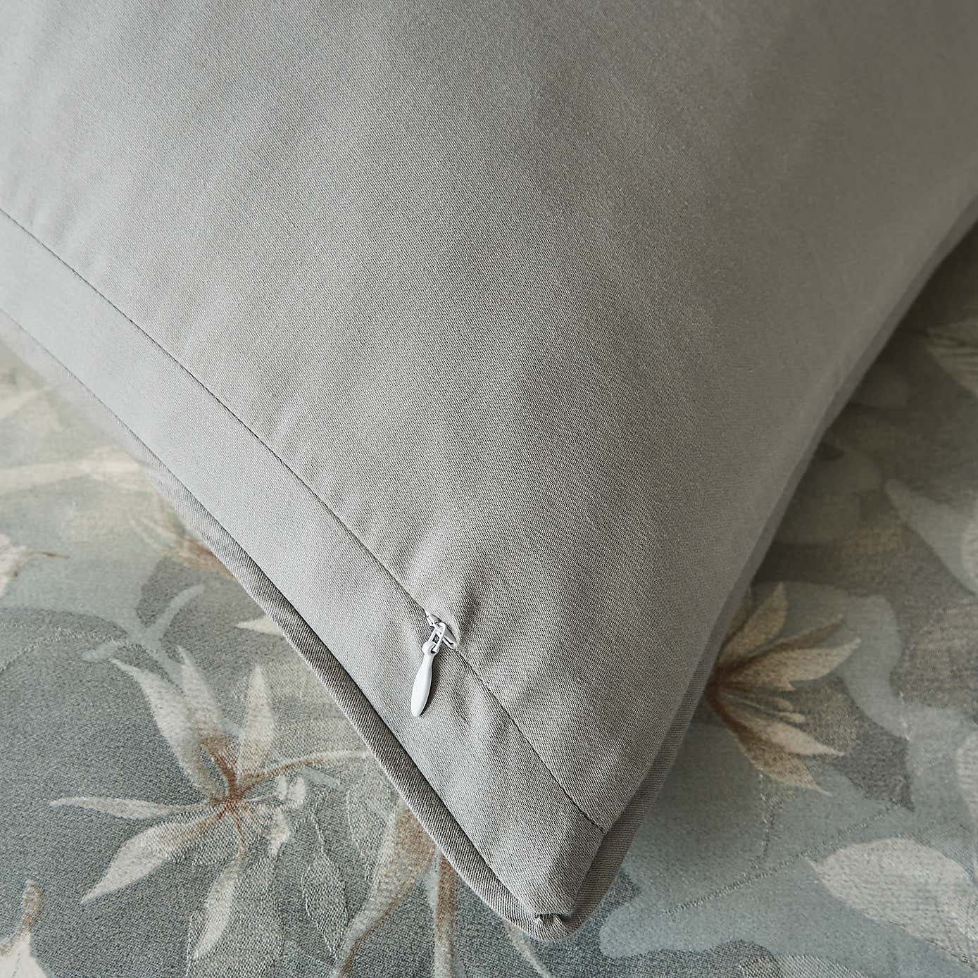 Dorma Whispering Leaves Standard Pillowcase Pair