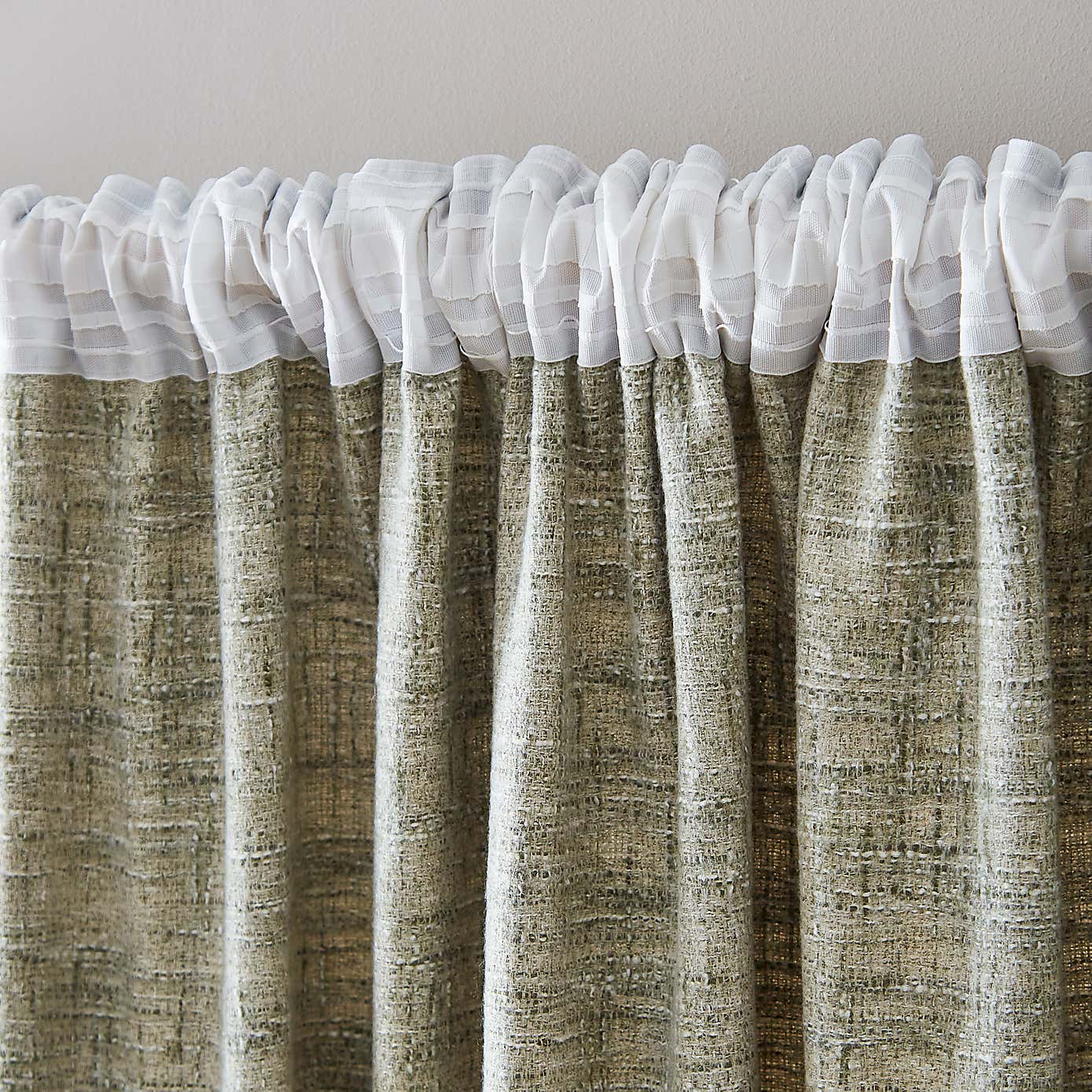 Cohen Unlined Pencil Pleat Curtains