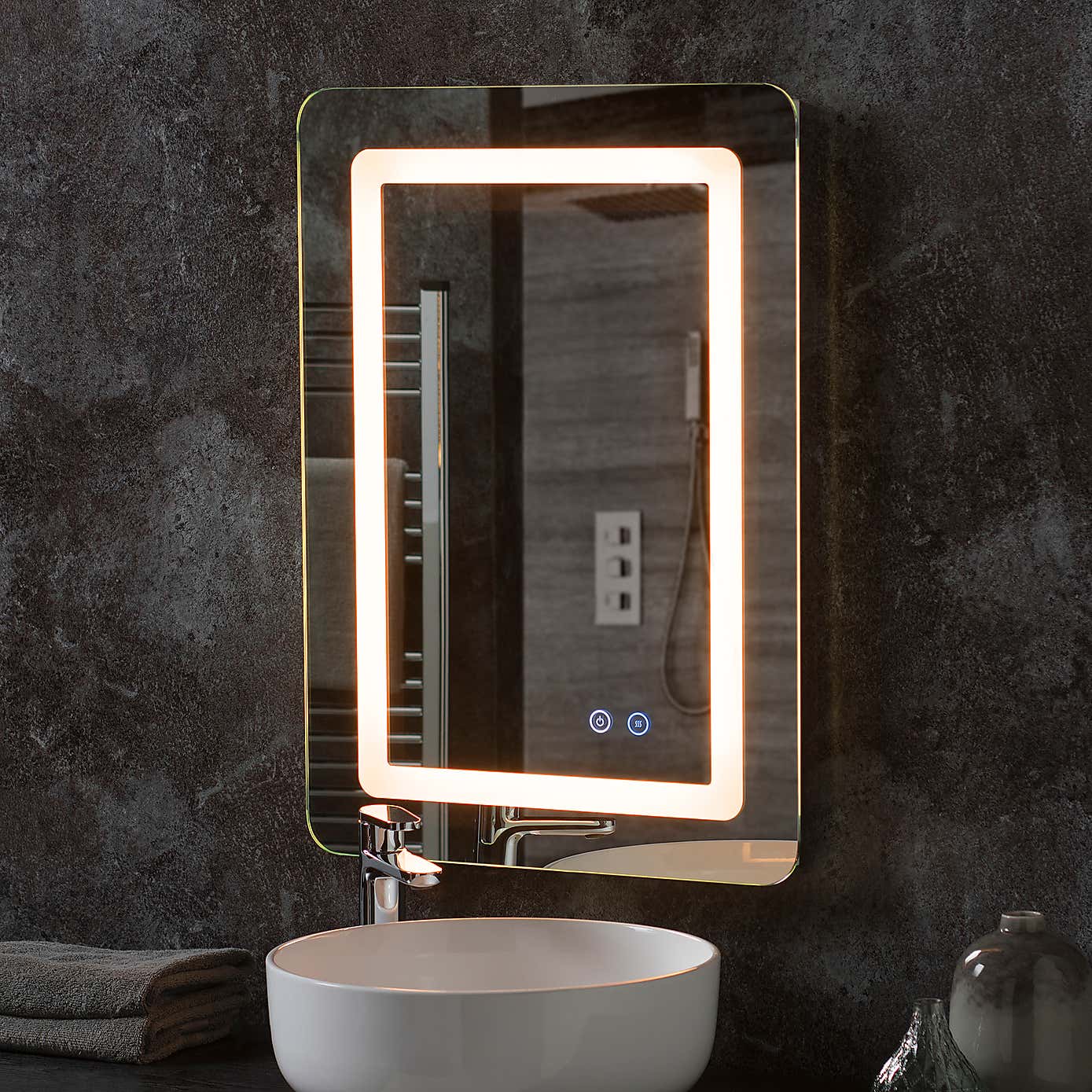 Colorado Rectangle LED Wall Mirror