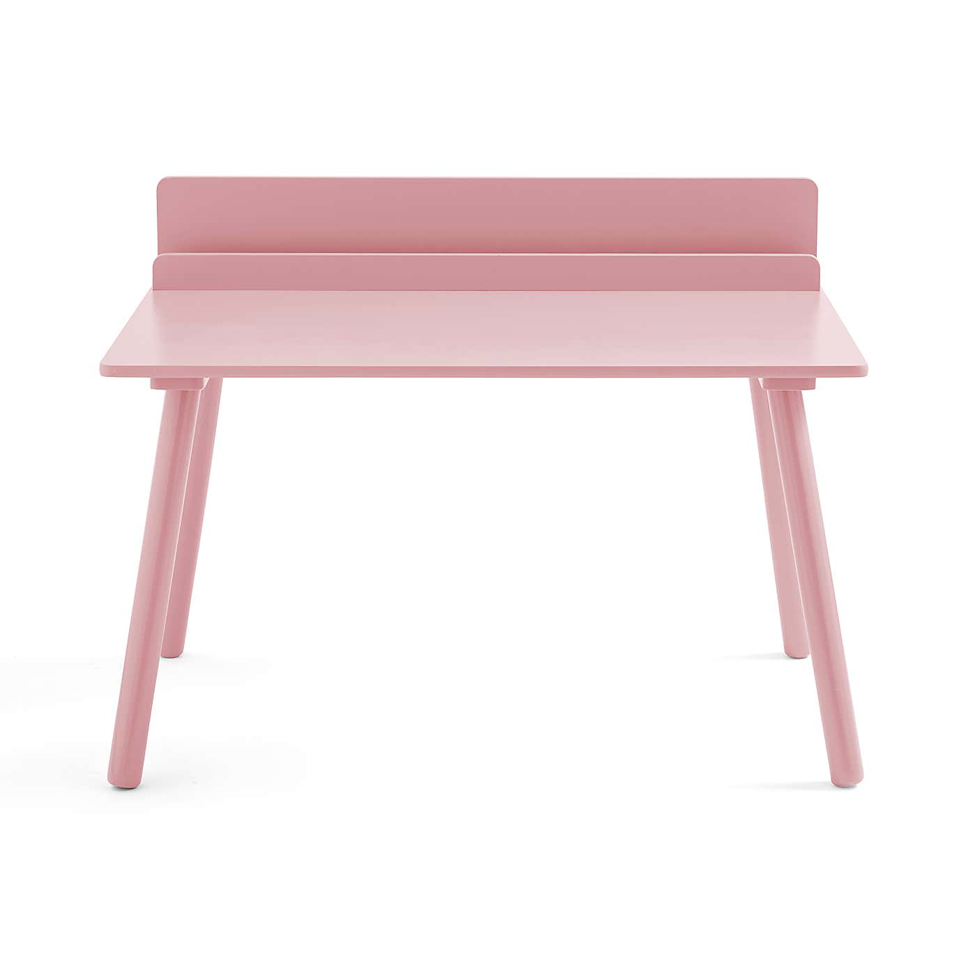 Small White Desk and Stool Set