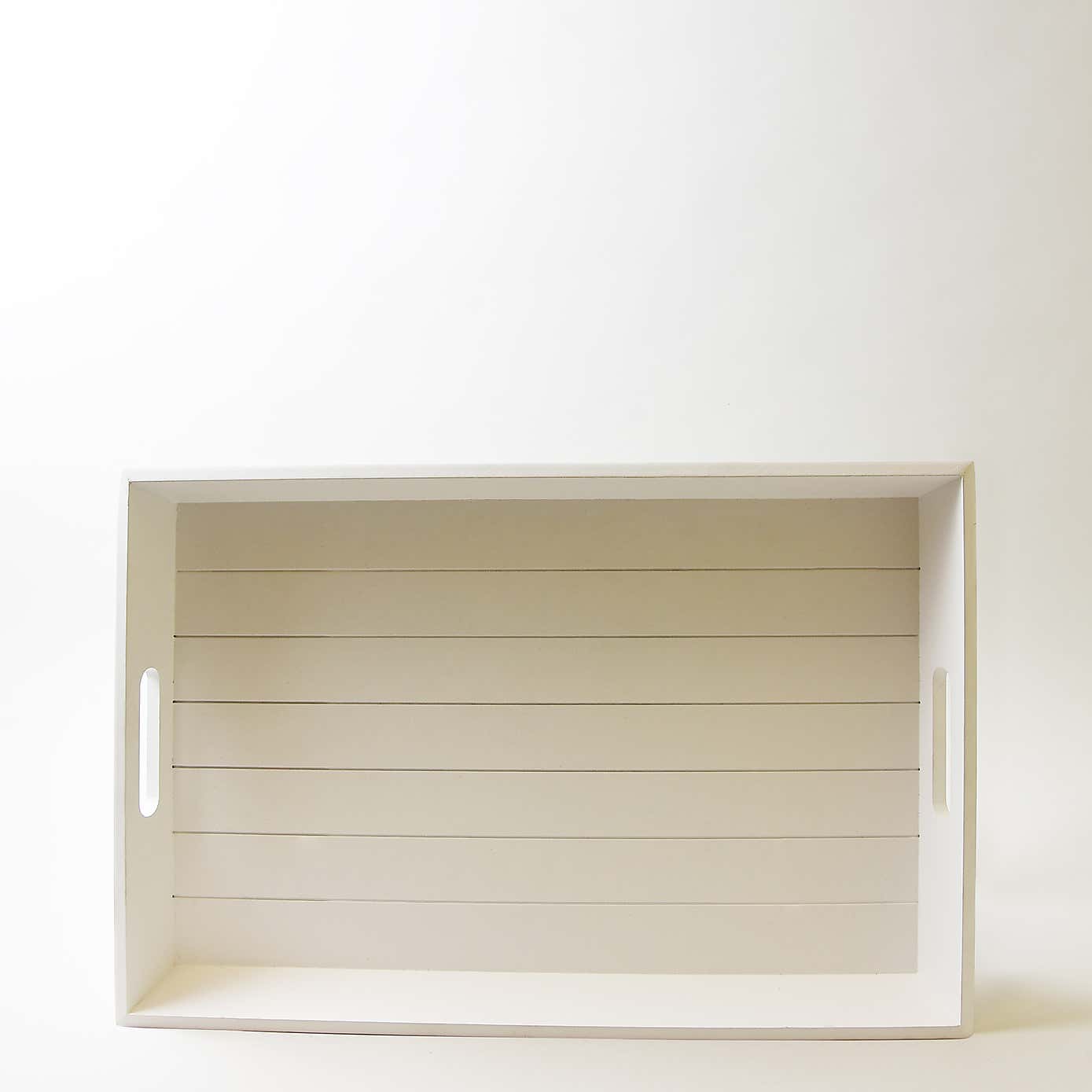 White Wooden Breakfast Tray