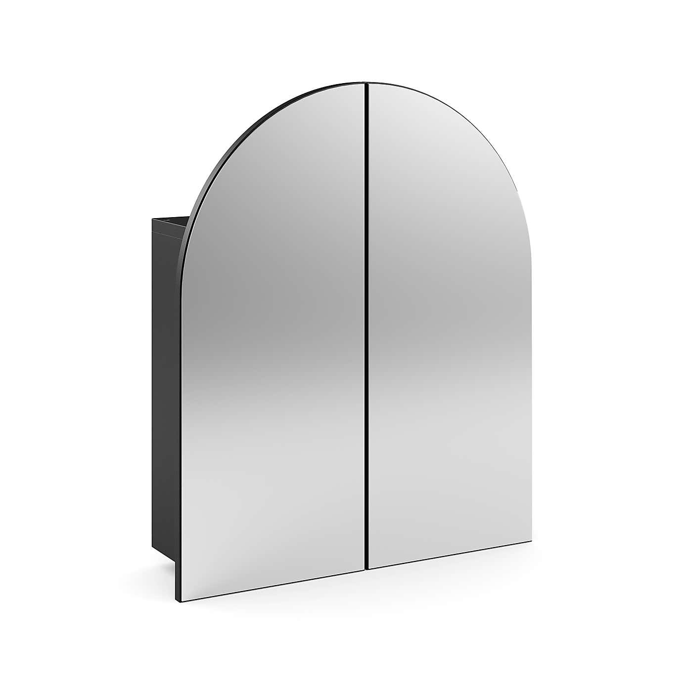 Zia Arched Mirror Wall Cabinet