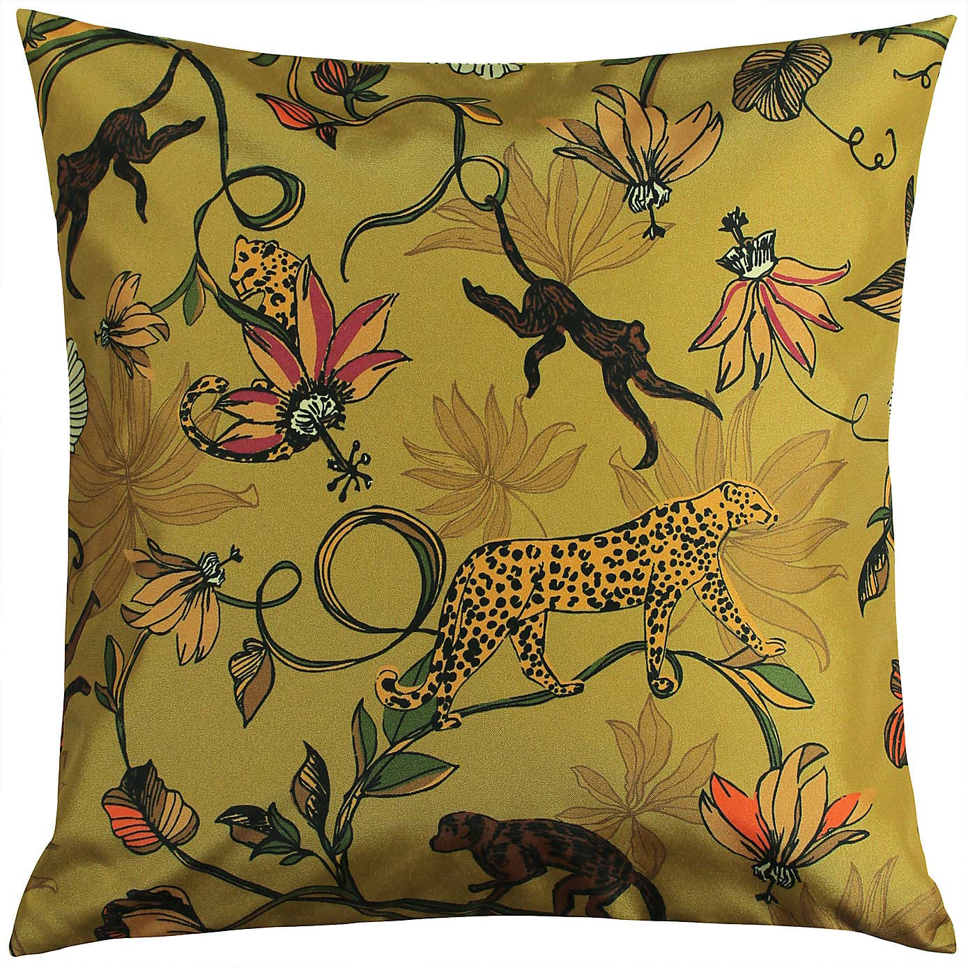 Wildlife Gold Outdoor Cushion