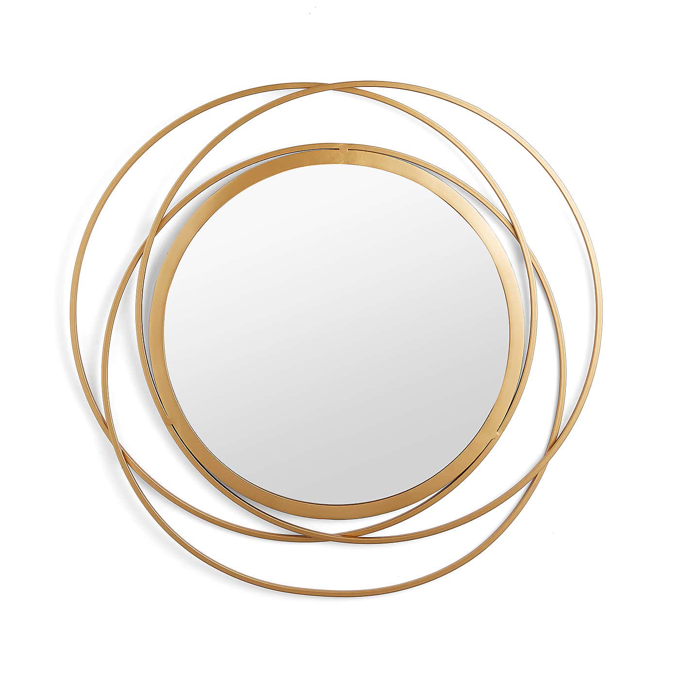 Luxe Round Indoor Outdoor Wall Mirror