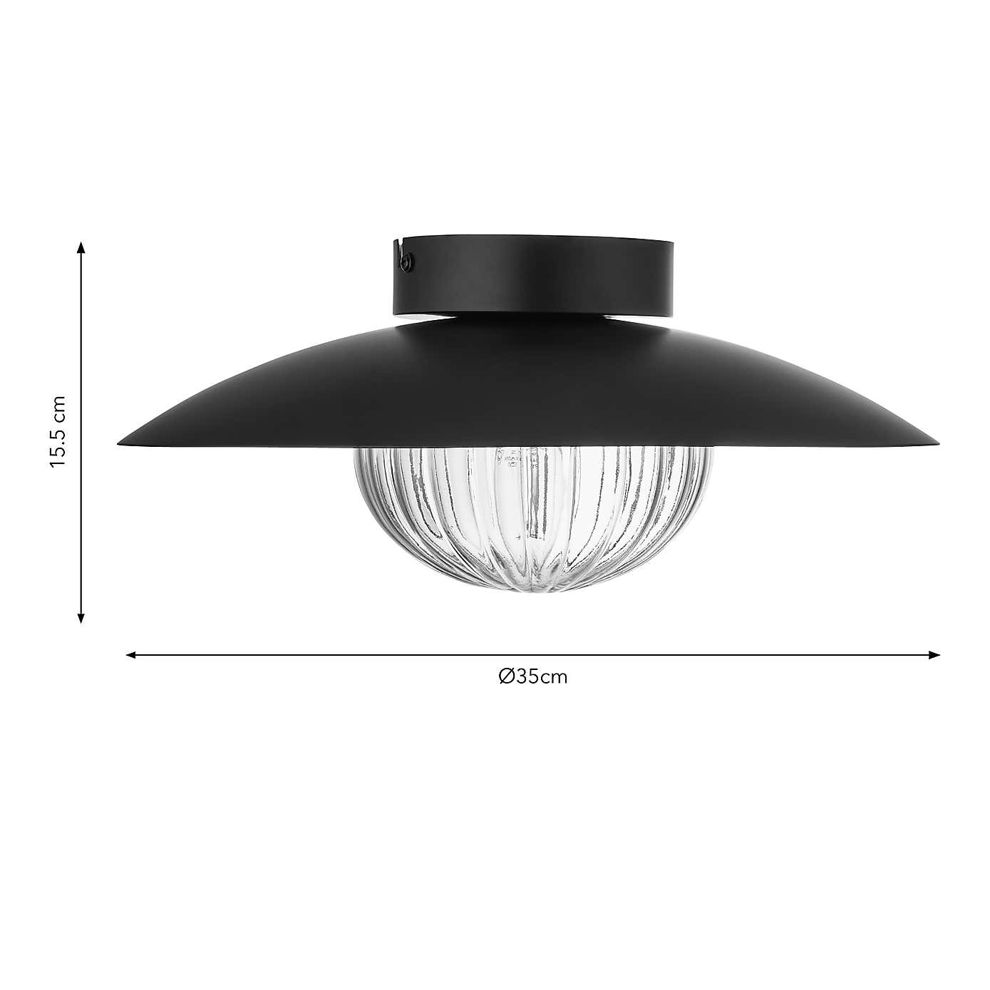 Delano Flush Ceiling Fitting