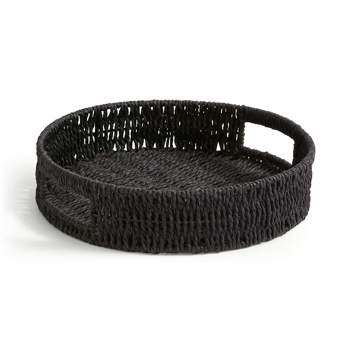 Round Woven Rope Tray