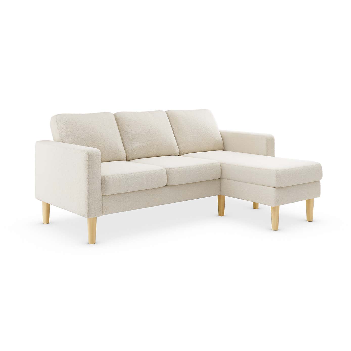 Jacob Boucle Compact Corner Chaise Sofa