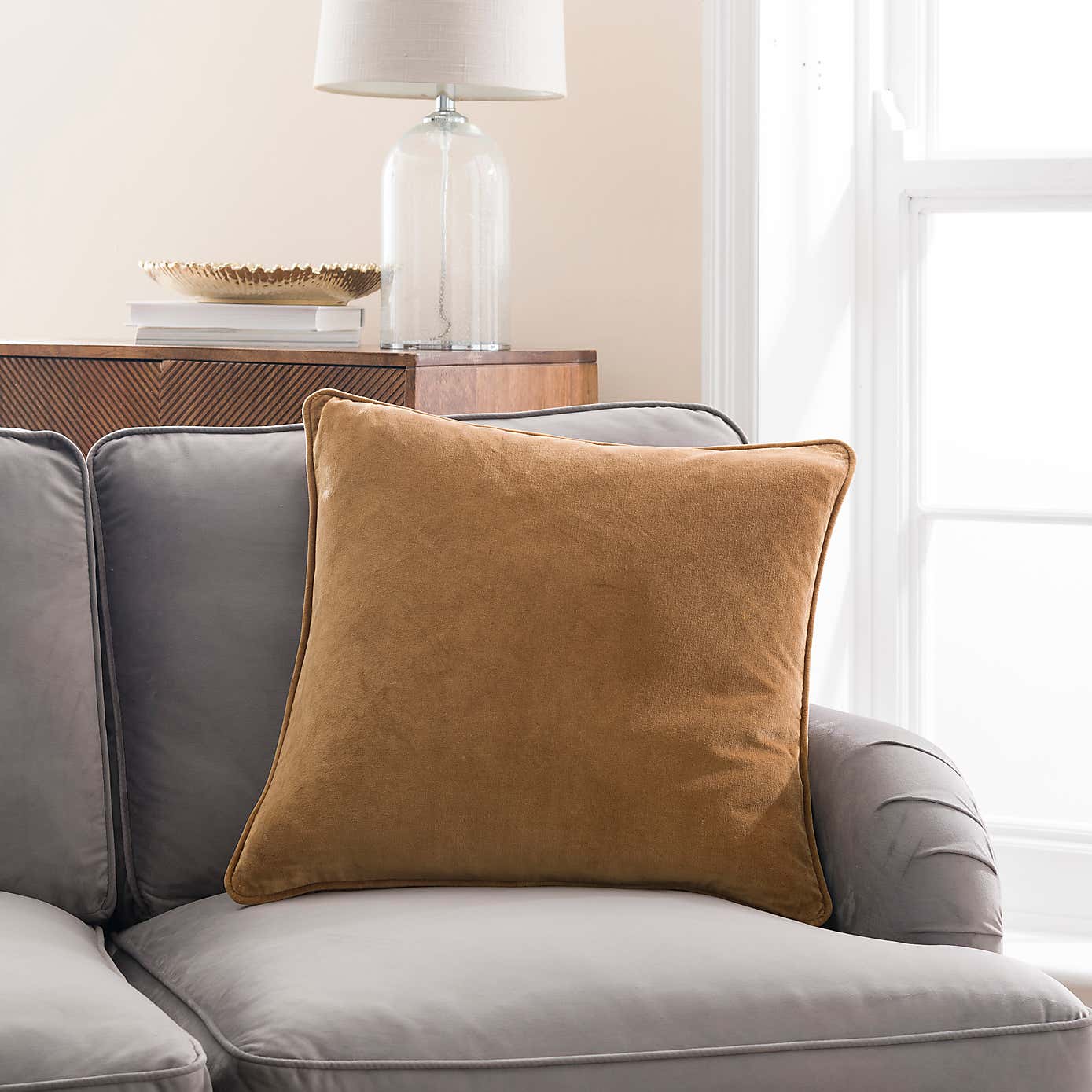 Clara Cotton Velvet Cushion