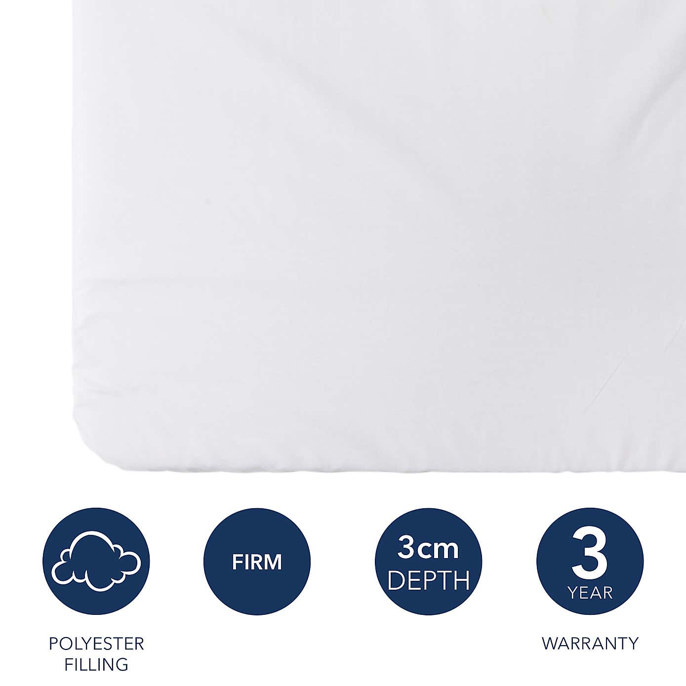 Tutti Bambini CoZee Bedside Crib Polyester Fibre Mattress