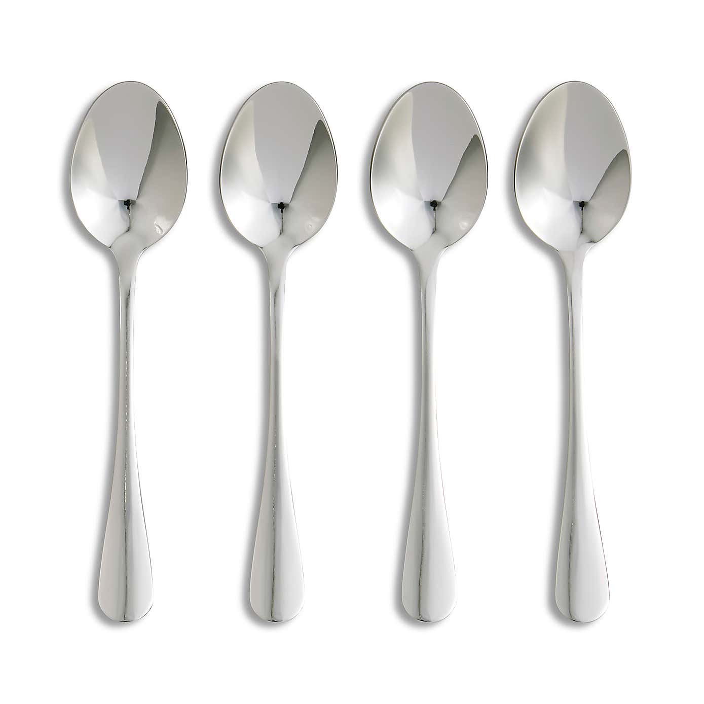 Hampton Set of 4 Silver Teaspoons