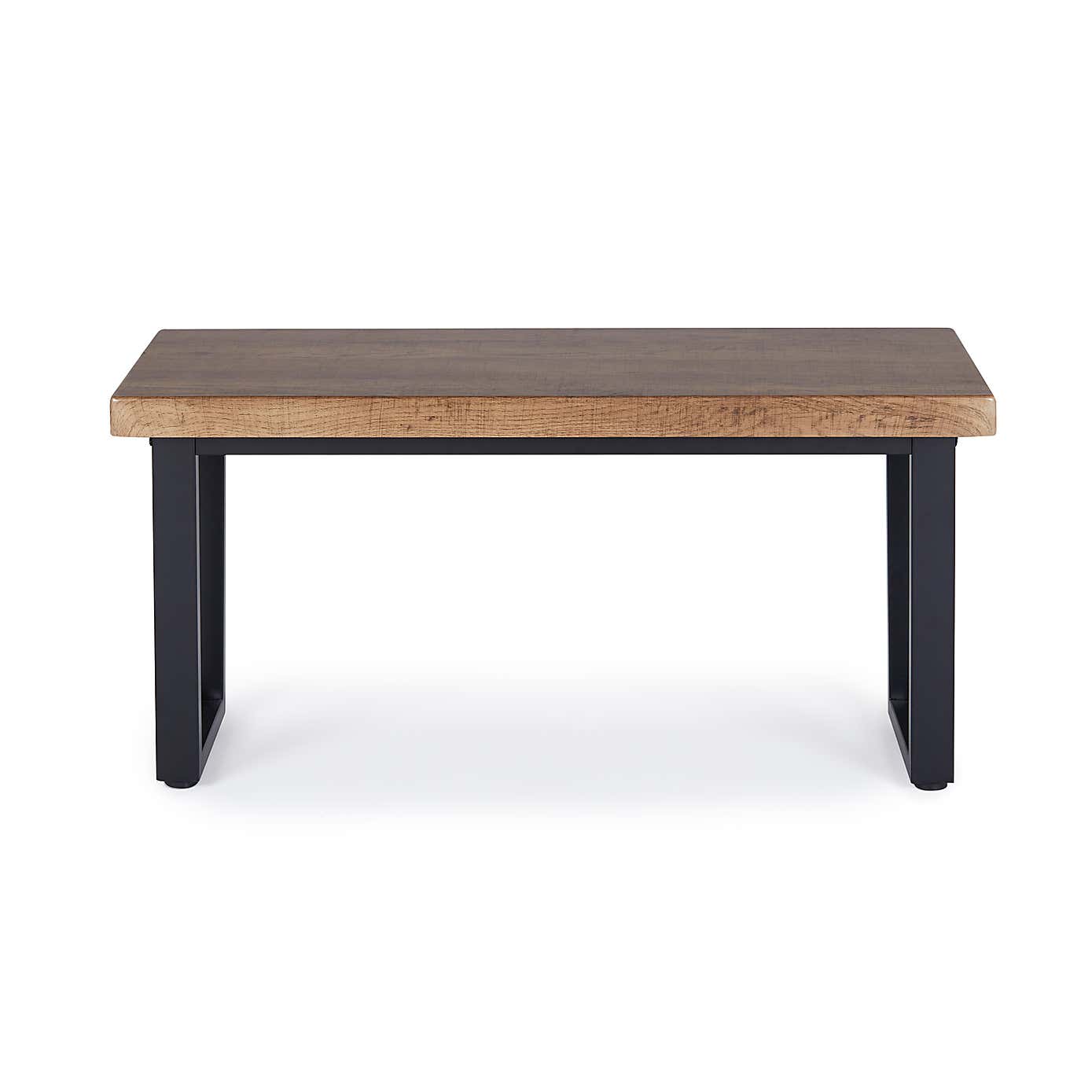 Freddie Rustic Wood Long Side Table