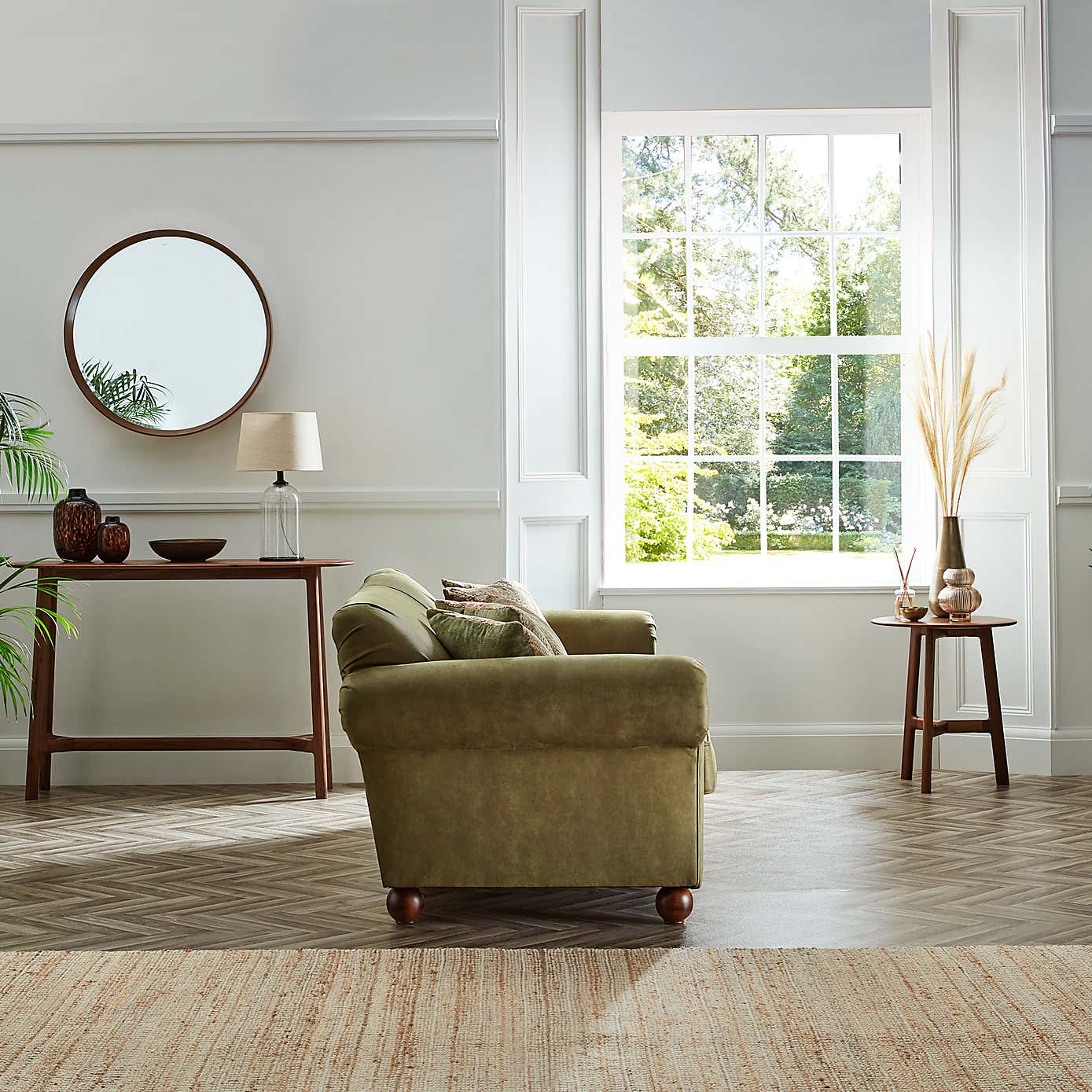 Angus Faux Leather 3 Seater Sofa