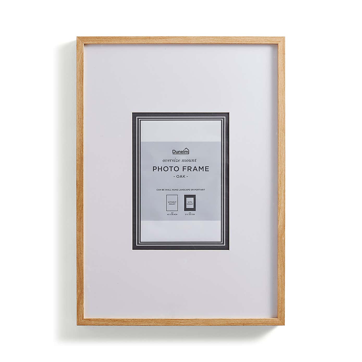 Oversized Mount Rectangle Photo Frame