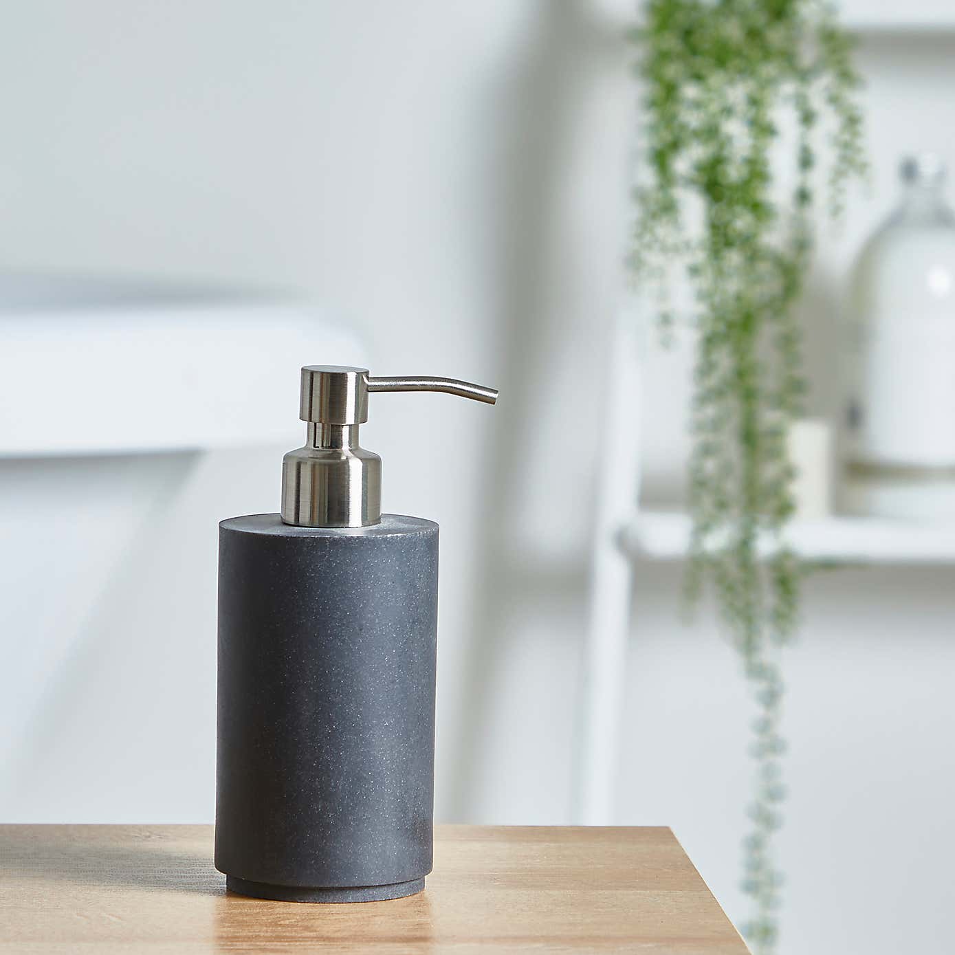 Grey Resin Lotion Dispenser