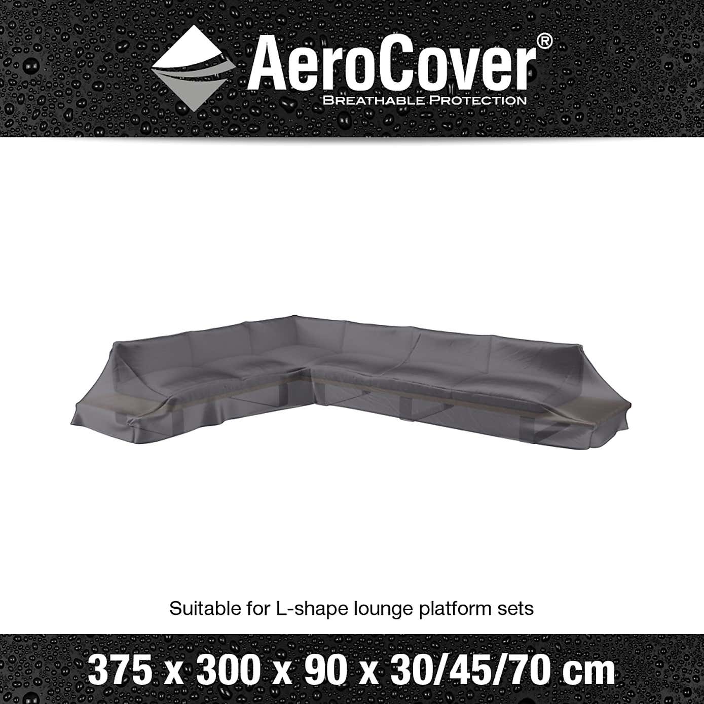 Aerocover Platform Right Hand Lounge Set Cover