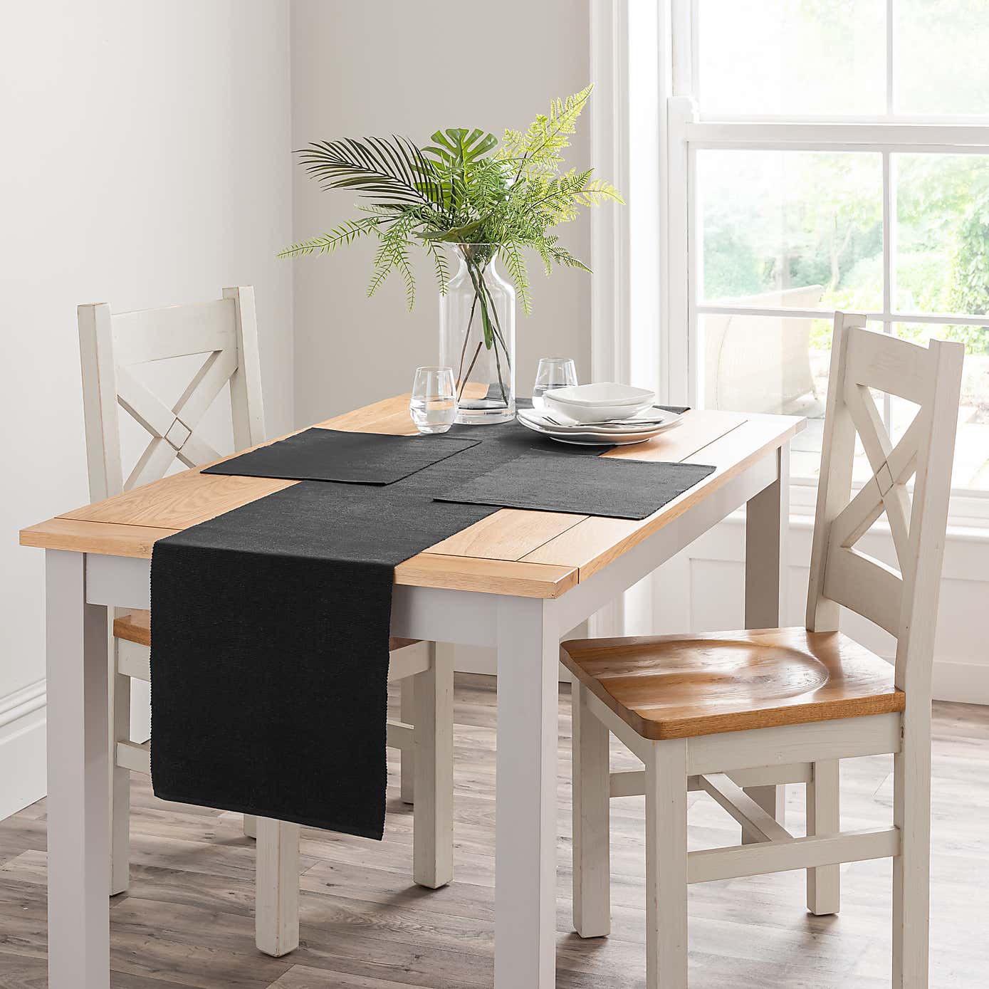 Set of 2 Recycled Ribbed Placemats