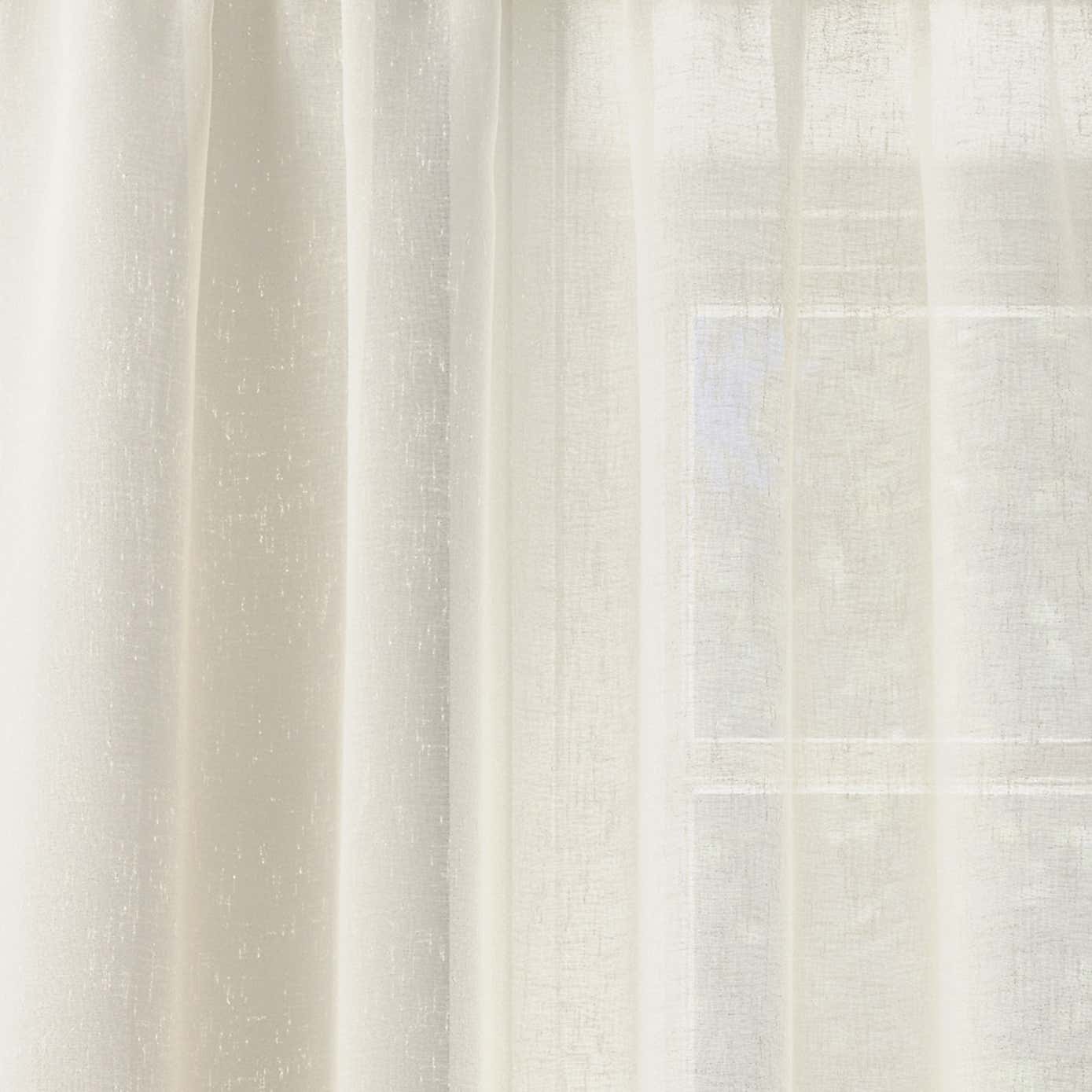 Boucle Tape Top Single Voile Panel