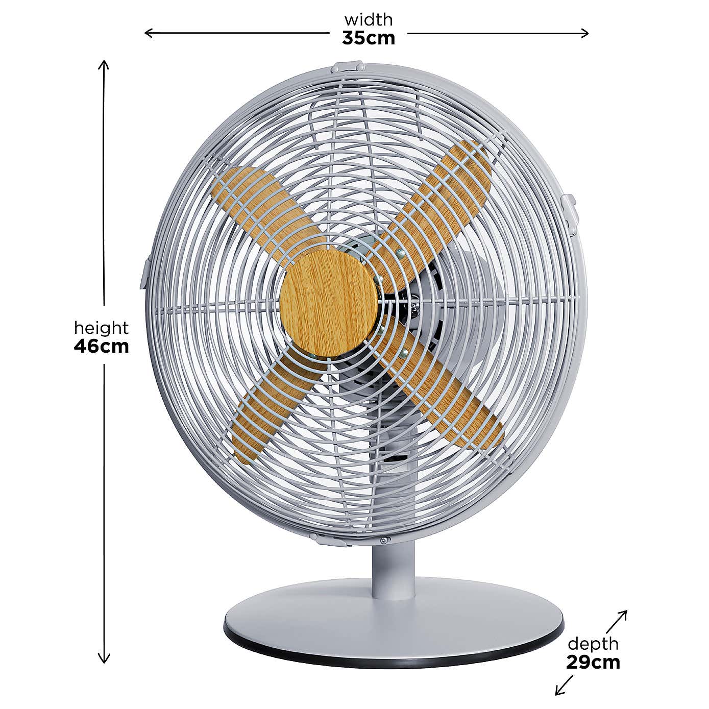 Russell Hobbs Scandi Style 12 Inch Desk Fan