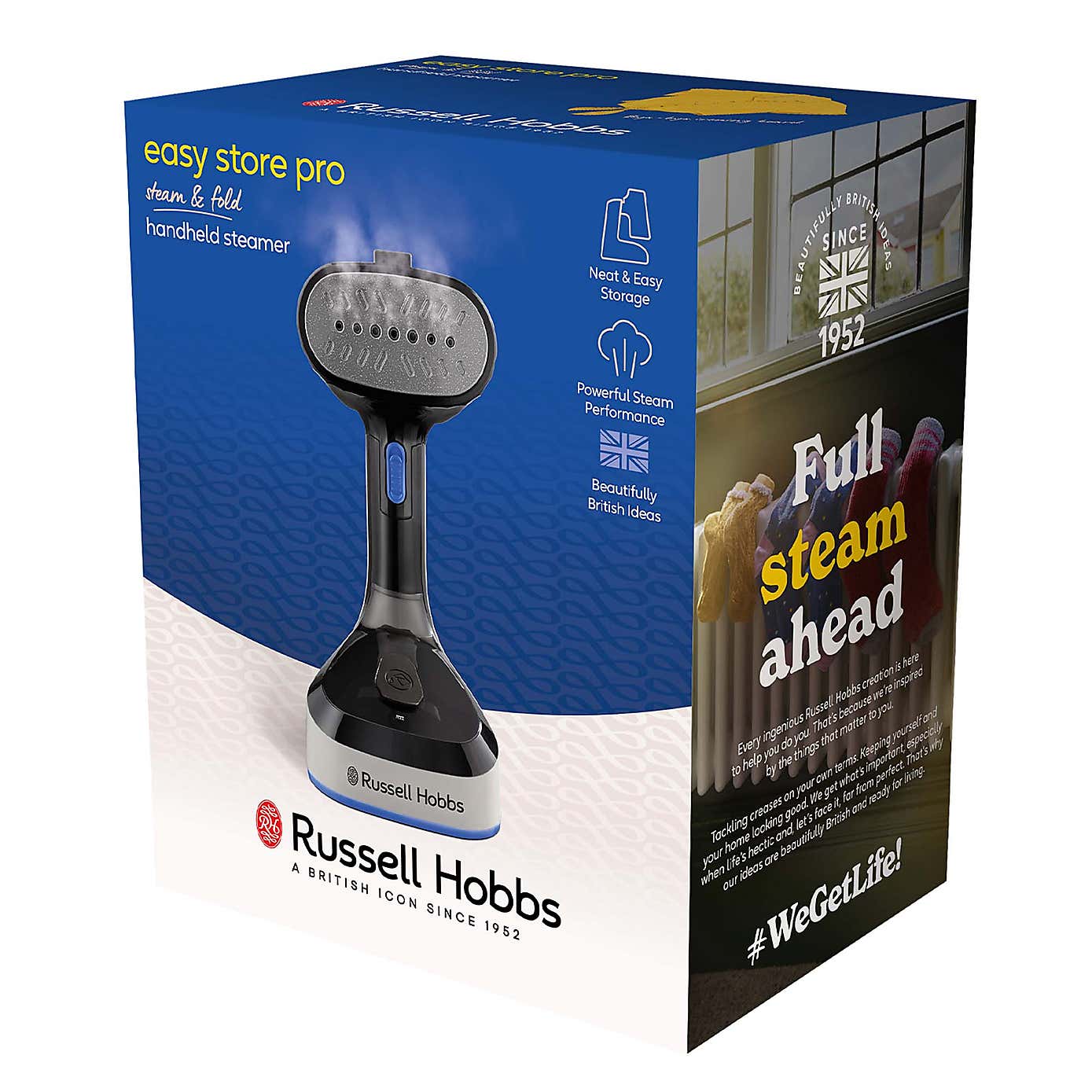 Russell Hobbs EasyStore Foldable Garment Steamer