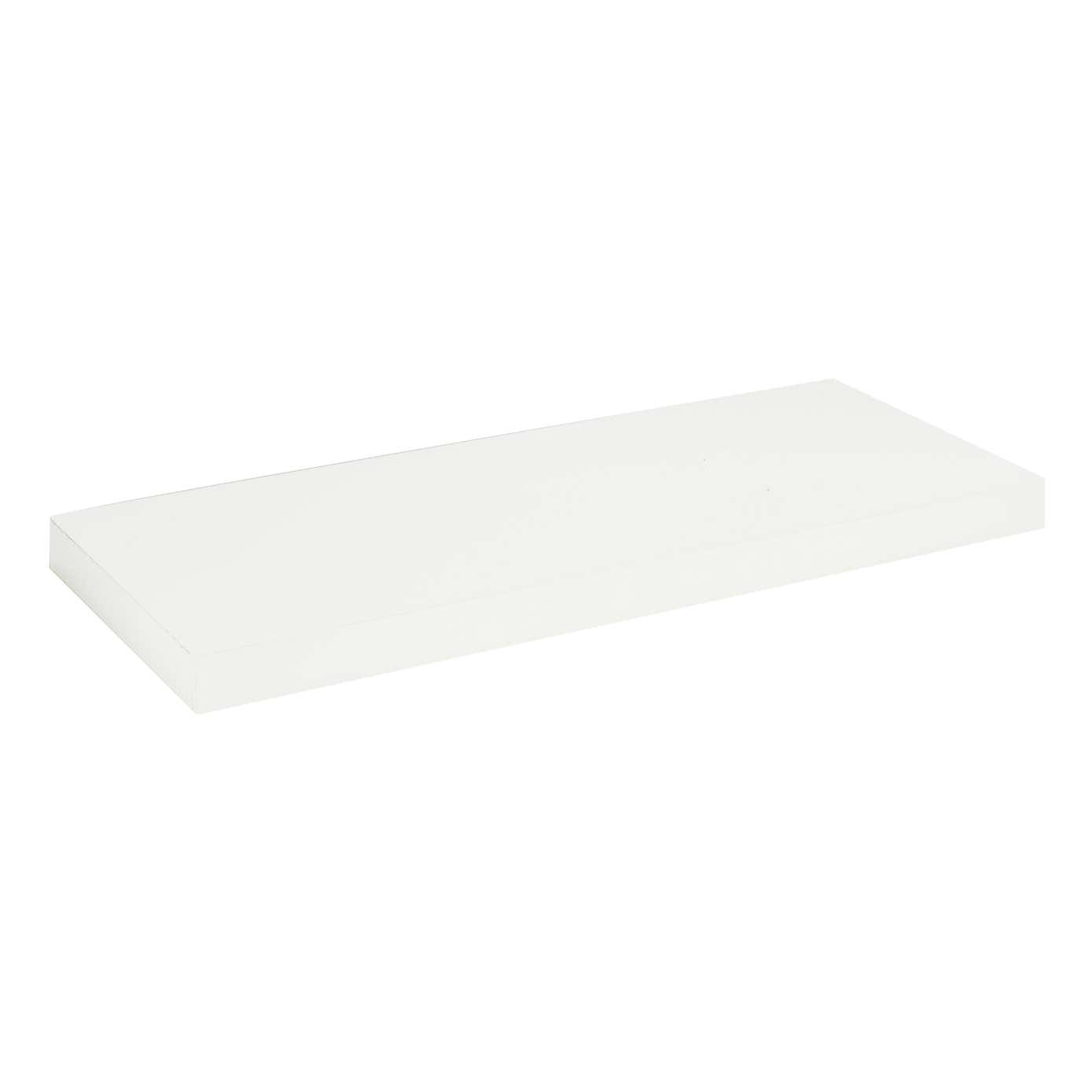 White Floating Shelf
