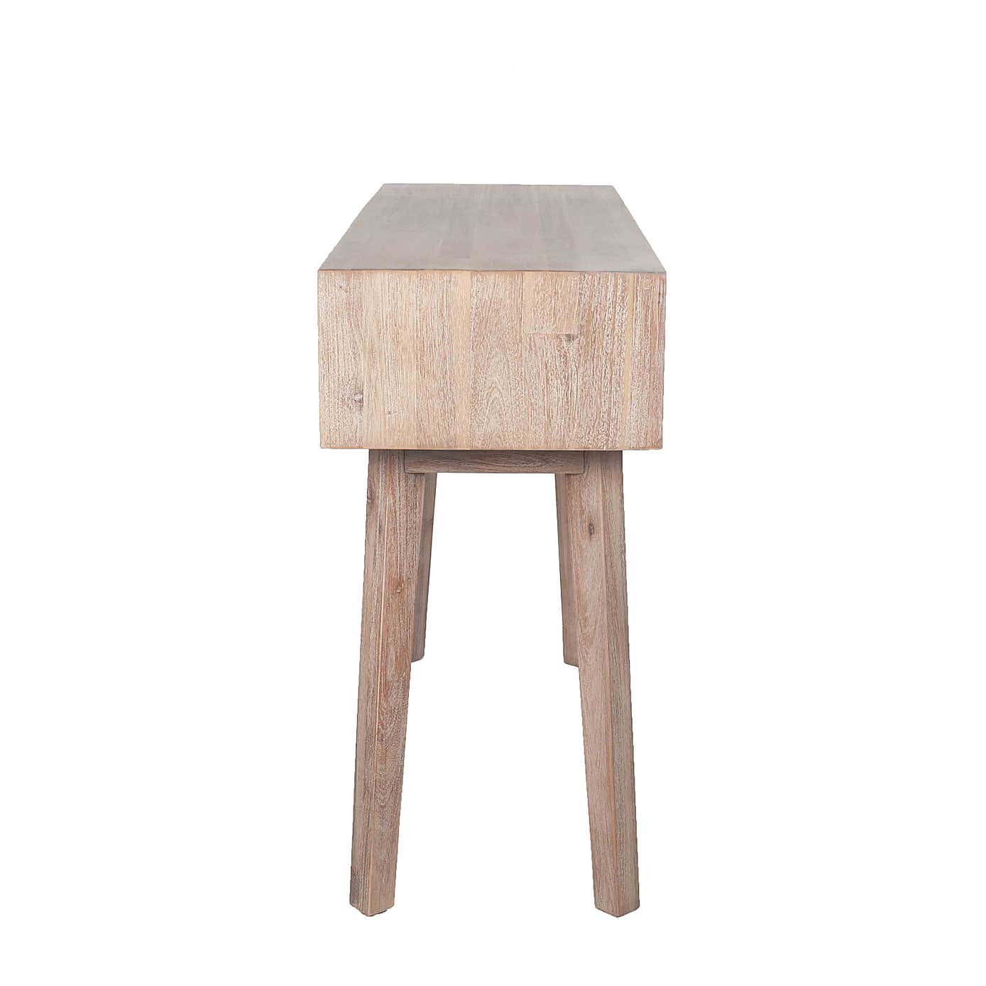 Pacific Kalmar 1 Drawer Dressing Table, Natural Acacia