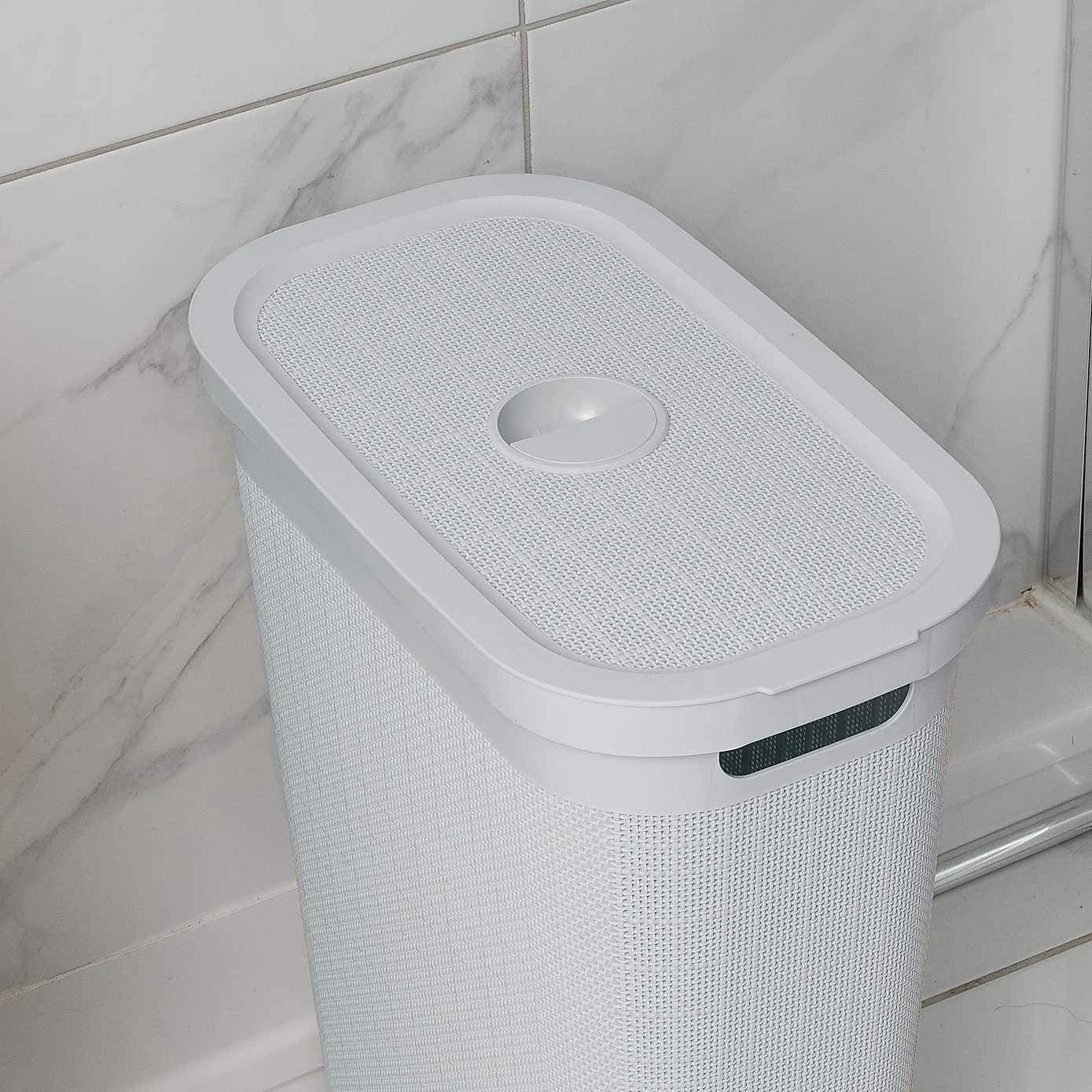 Addis Hessian 40L Slim Laundry Hamper