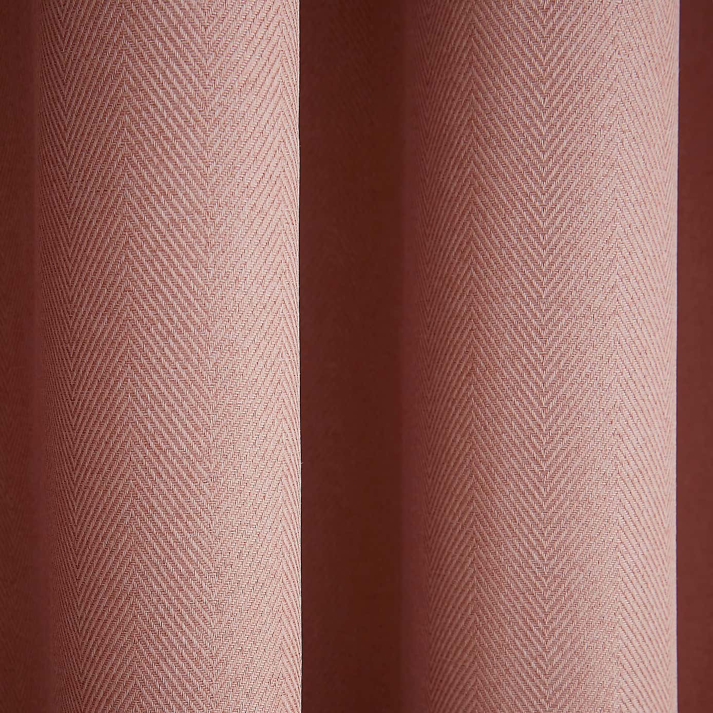 Rotterdam Herringbone Blackout Eyelet Curtains