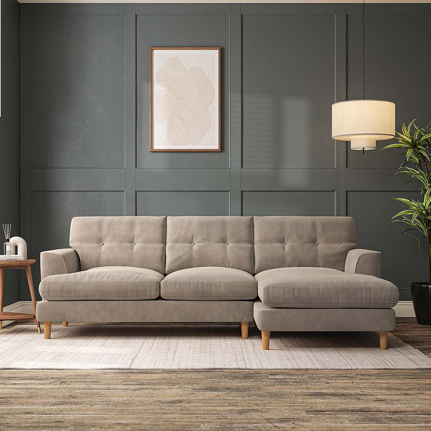 Cooper 3 Seater Chaise Sofa