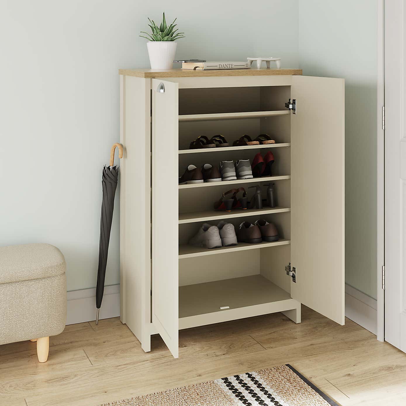 Lancaster Tall Shoe Cabinet