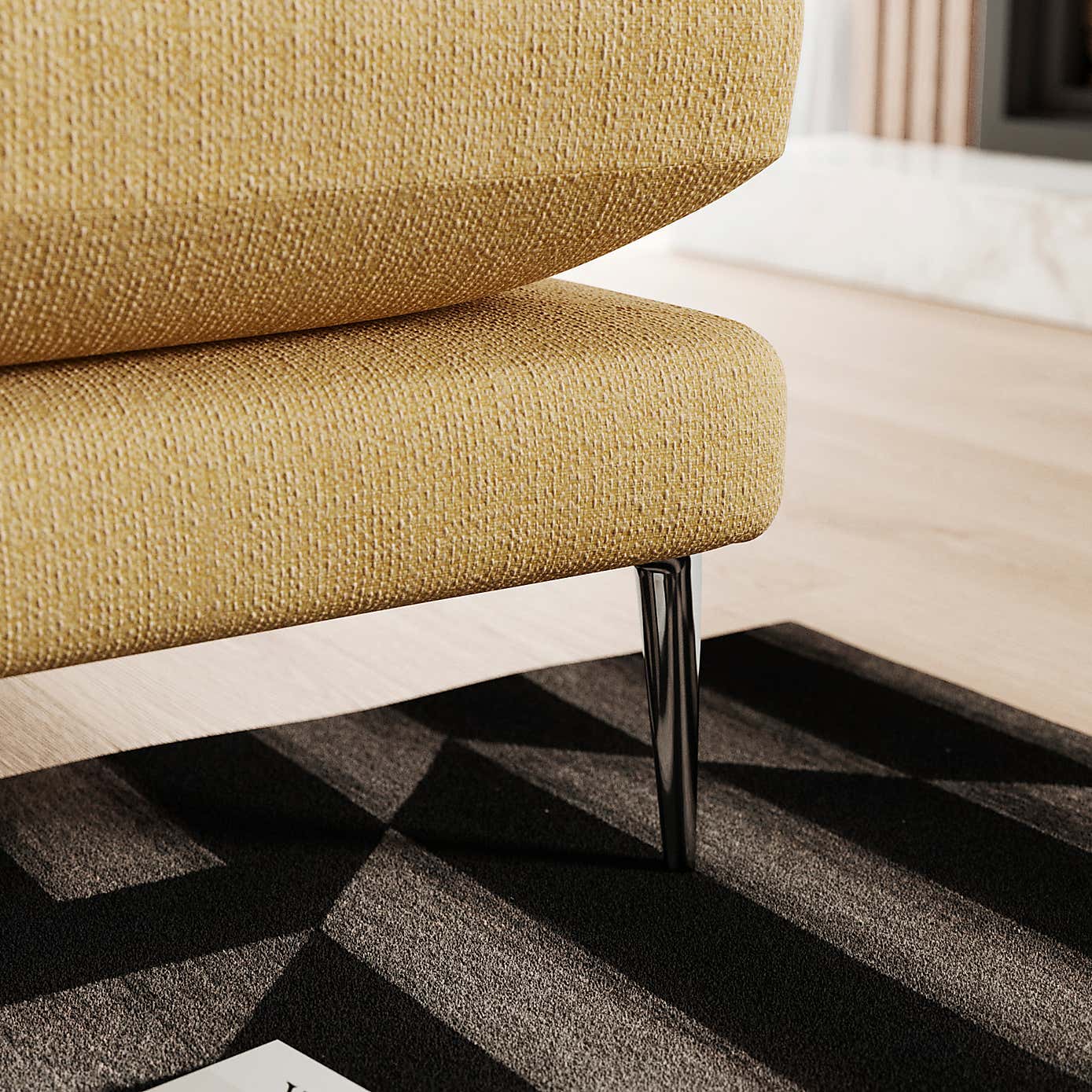 Lawson Chunky Tonal Weave Corner Chaise Sofa