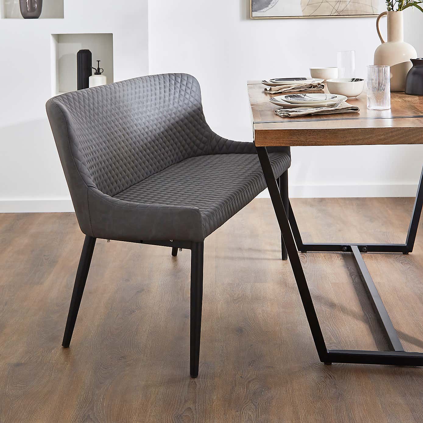 Montreal 3 Seater Dining Bench