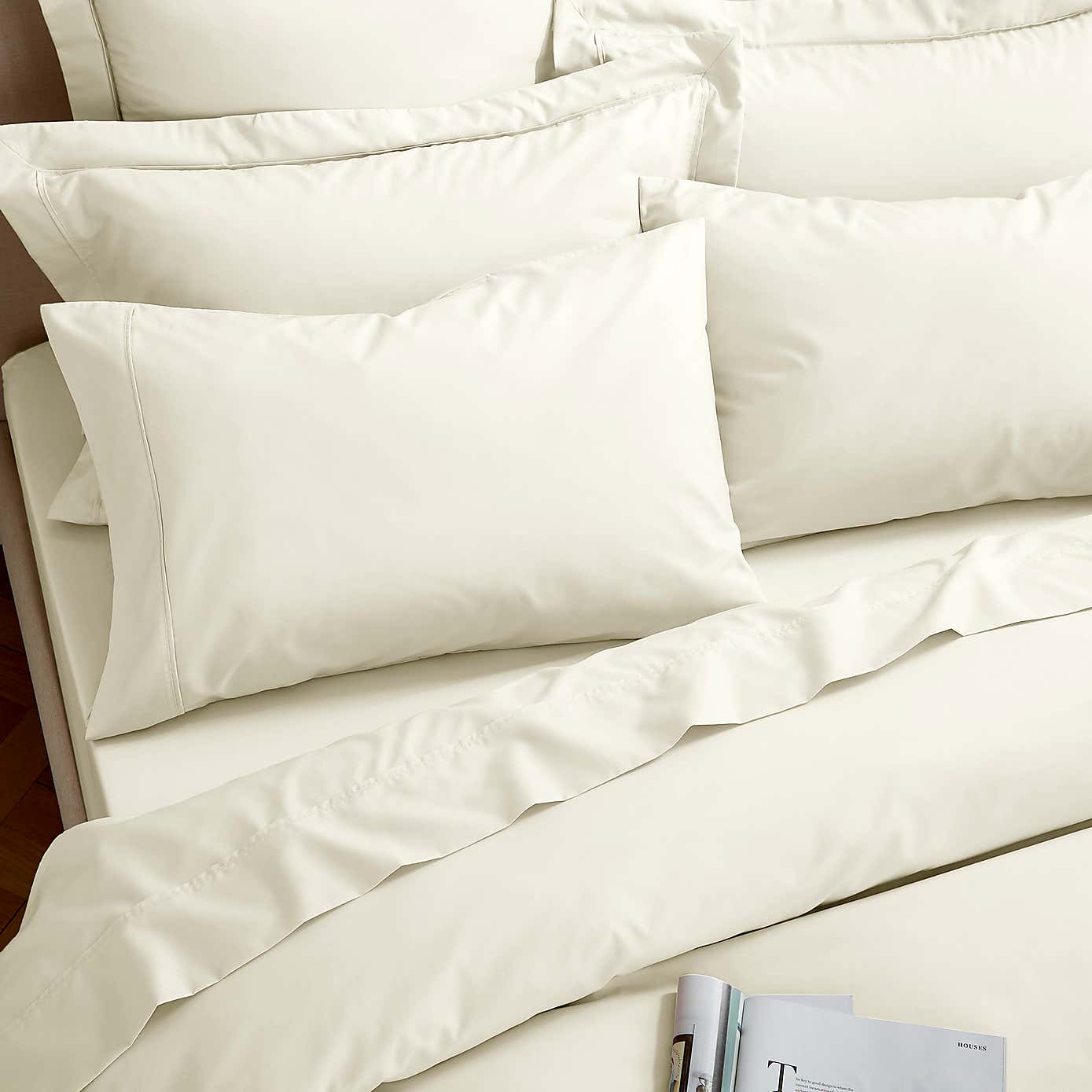 Dorma Egyptian Cotton 400 Thread Count Percale Oxford Pillowcase