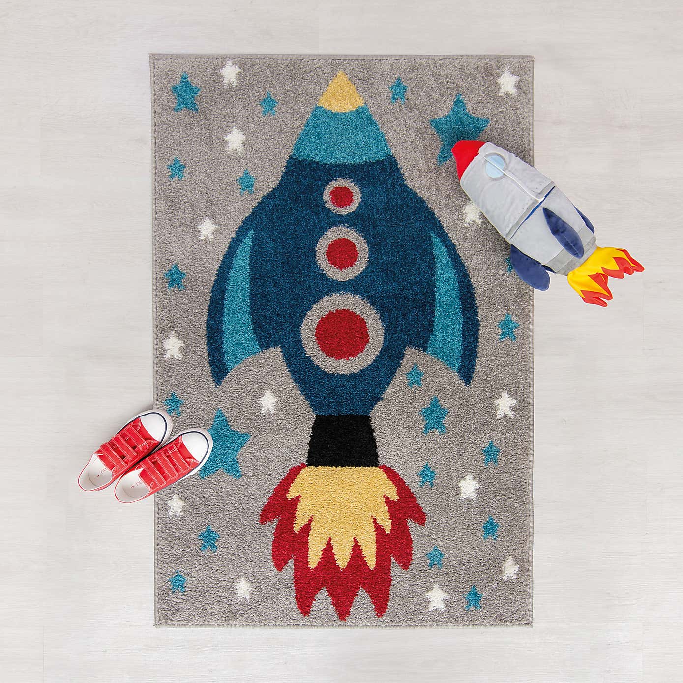 Space Rocket Rug