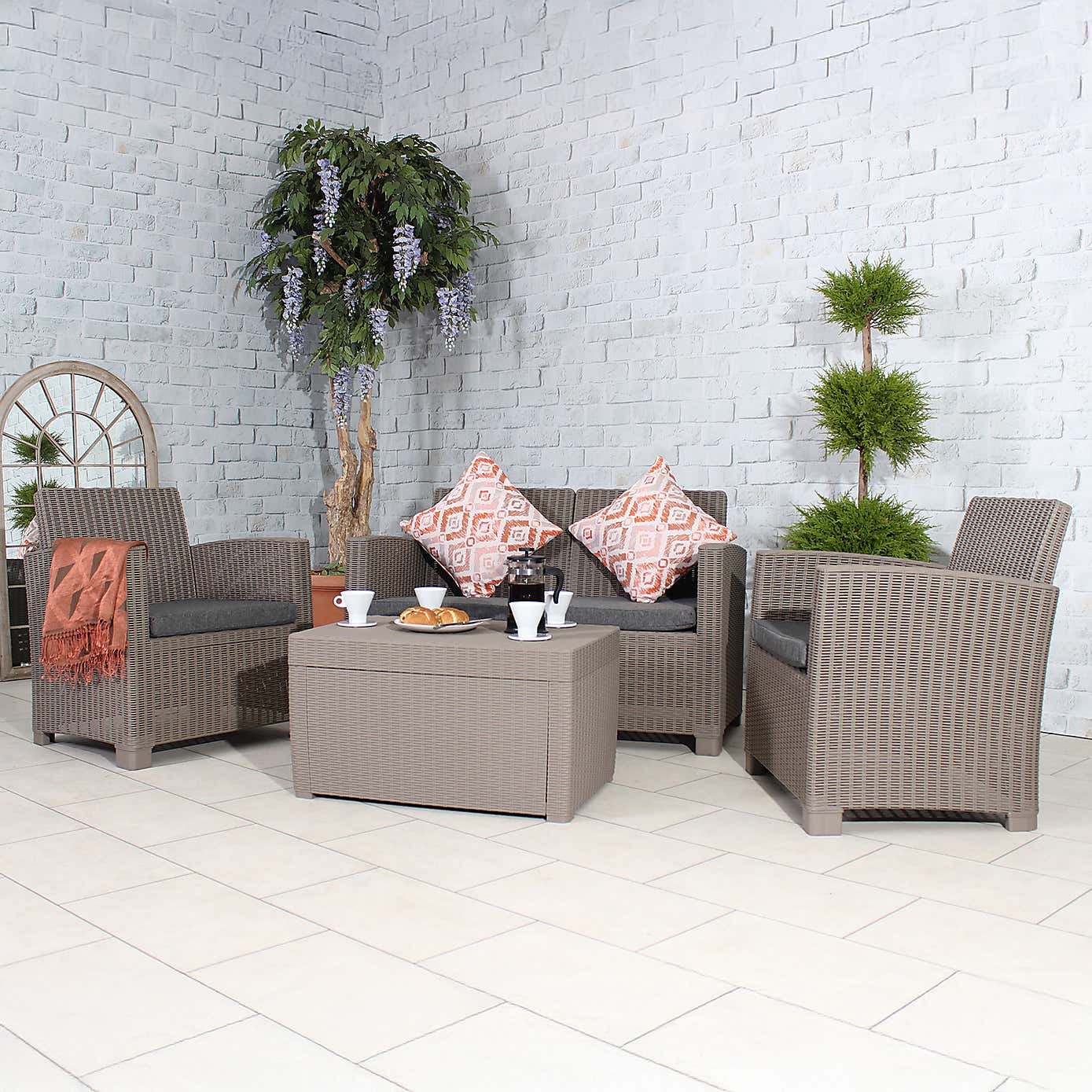 A.Mir Faro 4 Seater Outdoor Conversation Set