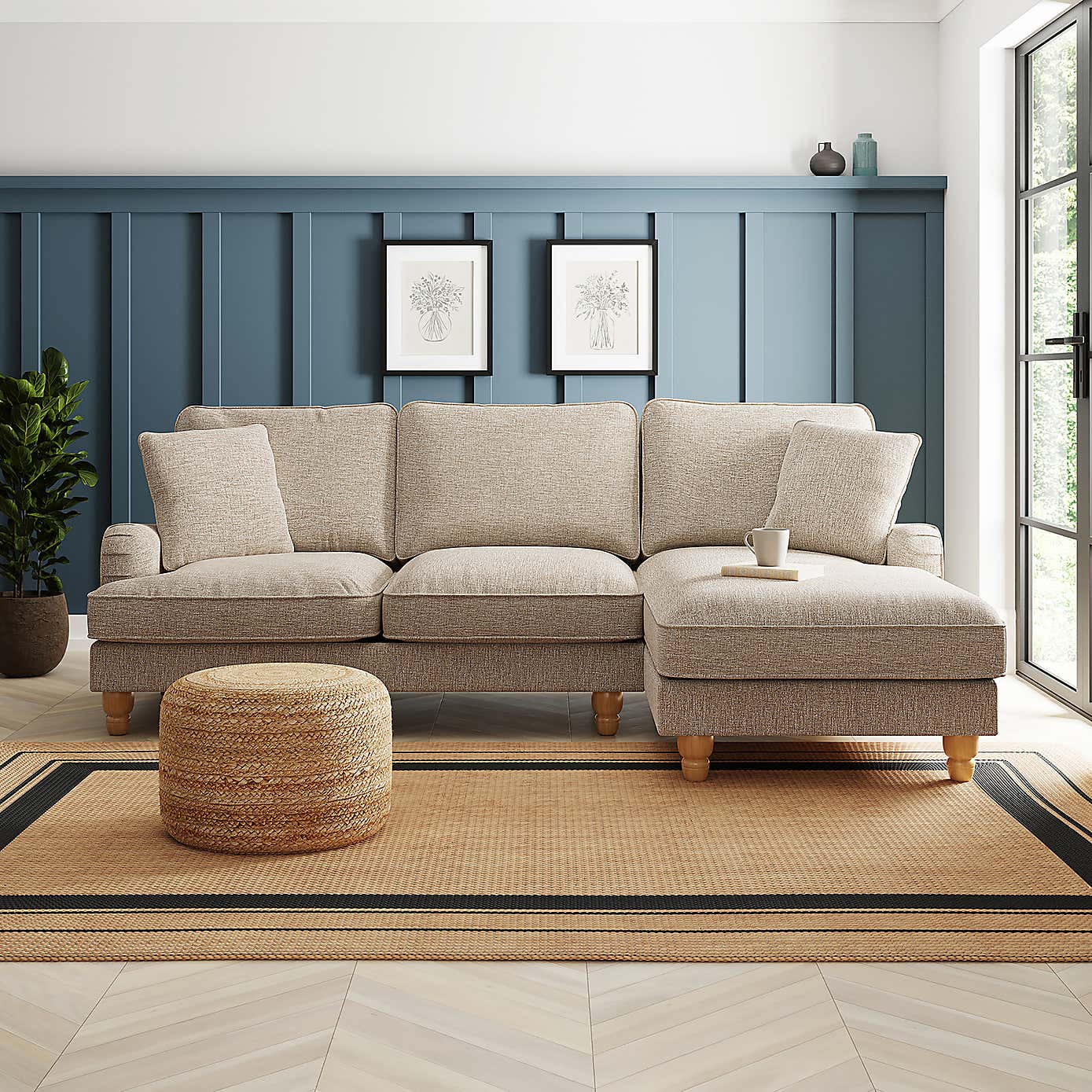 Tonal Textured Weave Fabric Sample