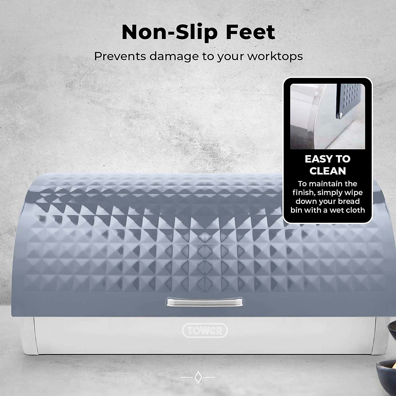 TOWER Solitaire Bread Bin