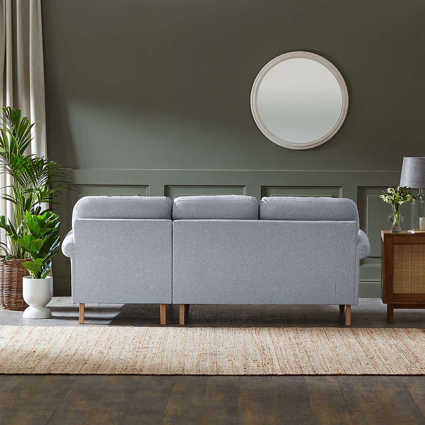 Jolene Soft Texture Corner Chaise Sofa
