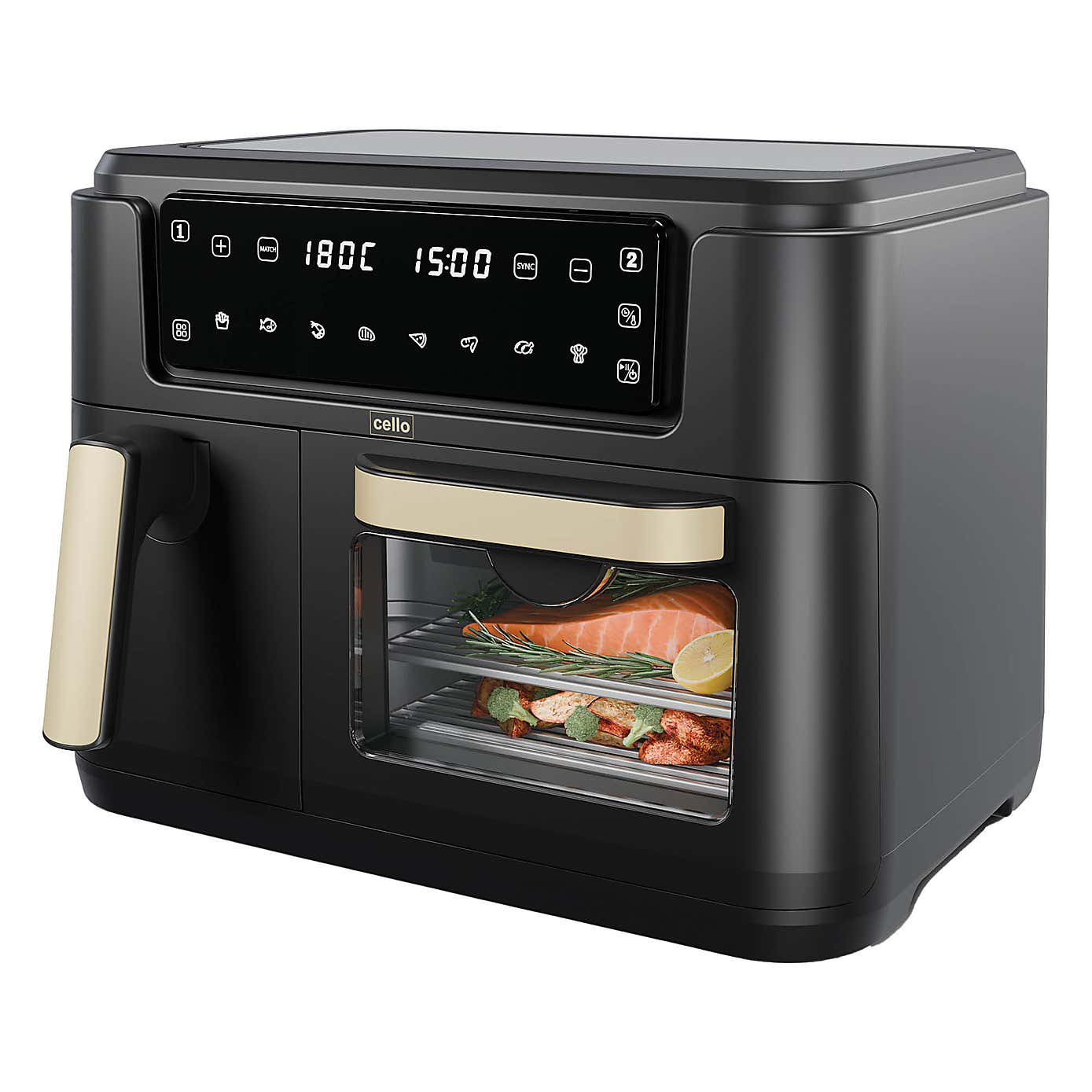 Cello Dual Zone Air Fryer Home Oven